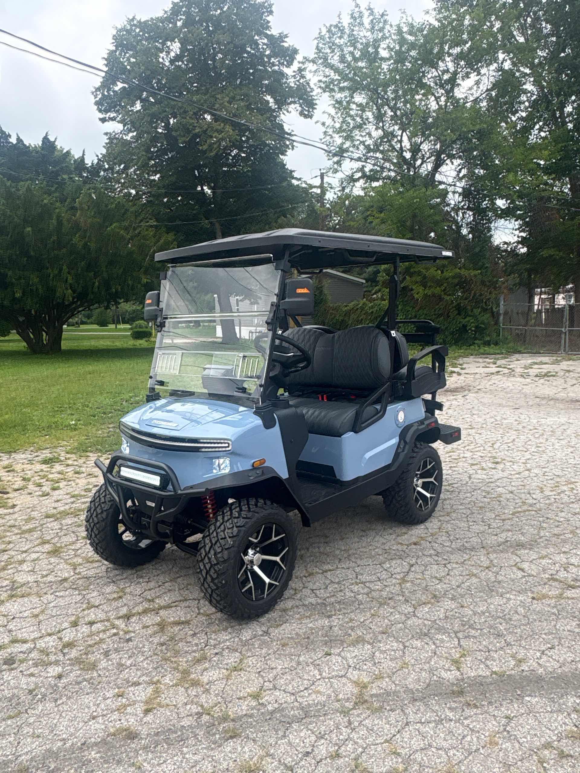 2026 Denago Nomad XL Golf Cart in Glacier for sale at TIGON Swanton, OH