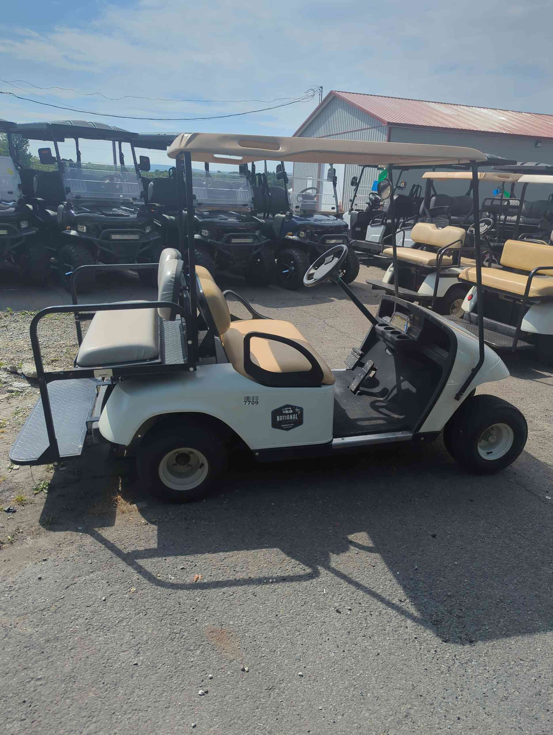 2008 EZGO TXT Golf Cart in White