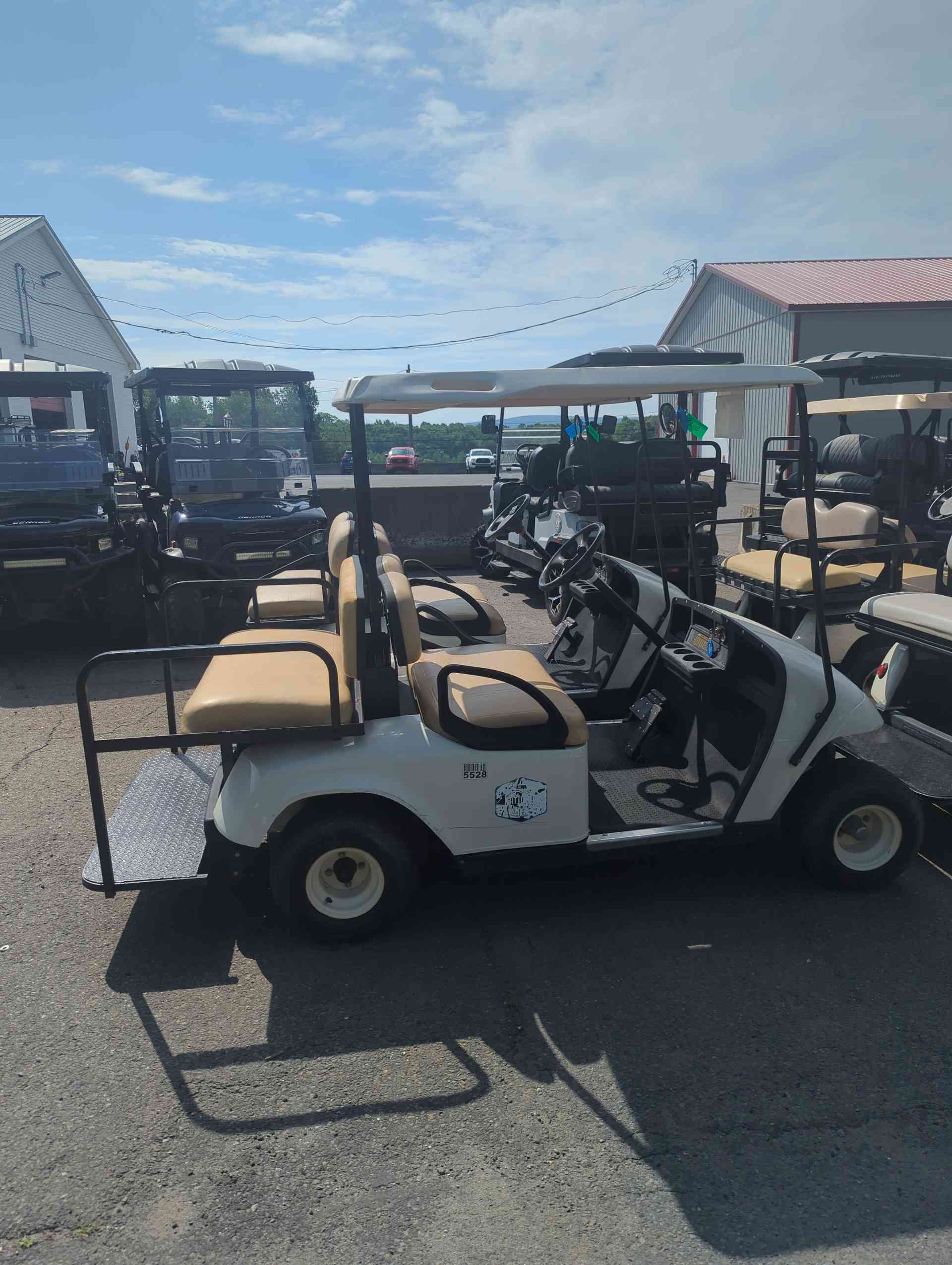 2006 EZGO TXT Golf Cart in White
