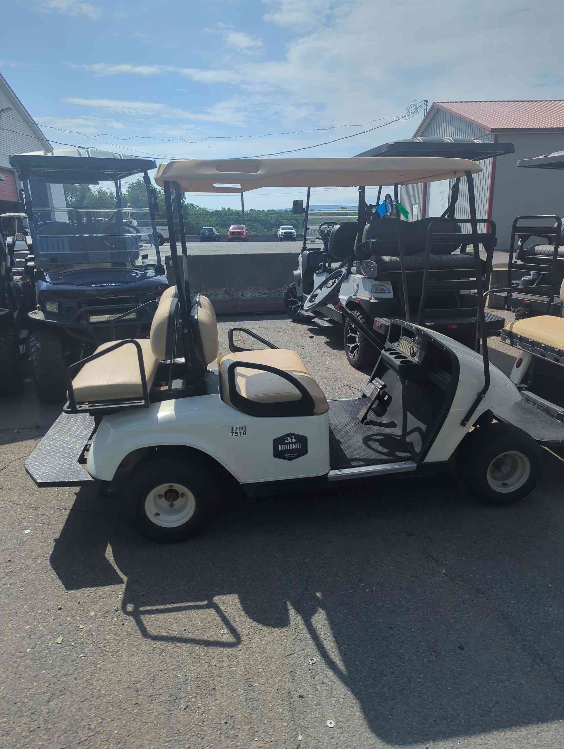 2008 EZGO TXT Golf Cart in White