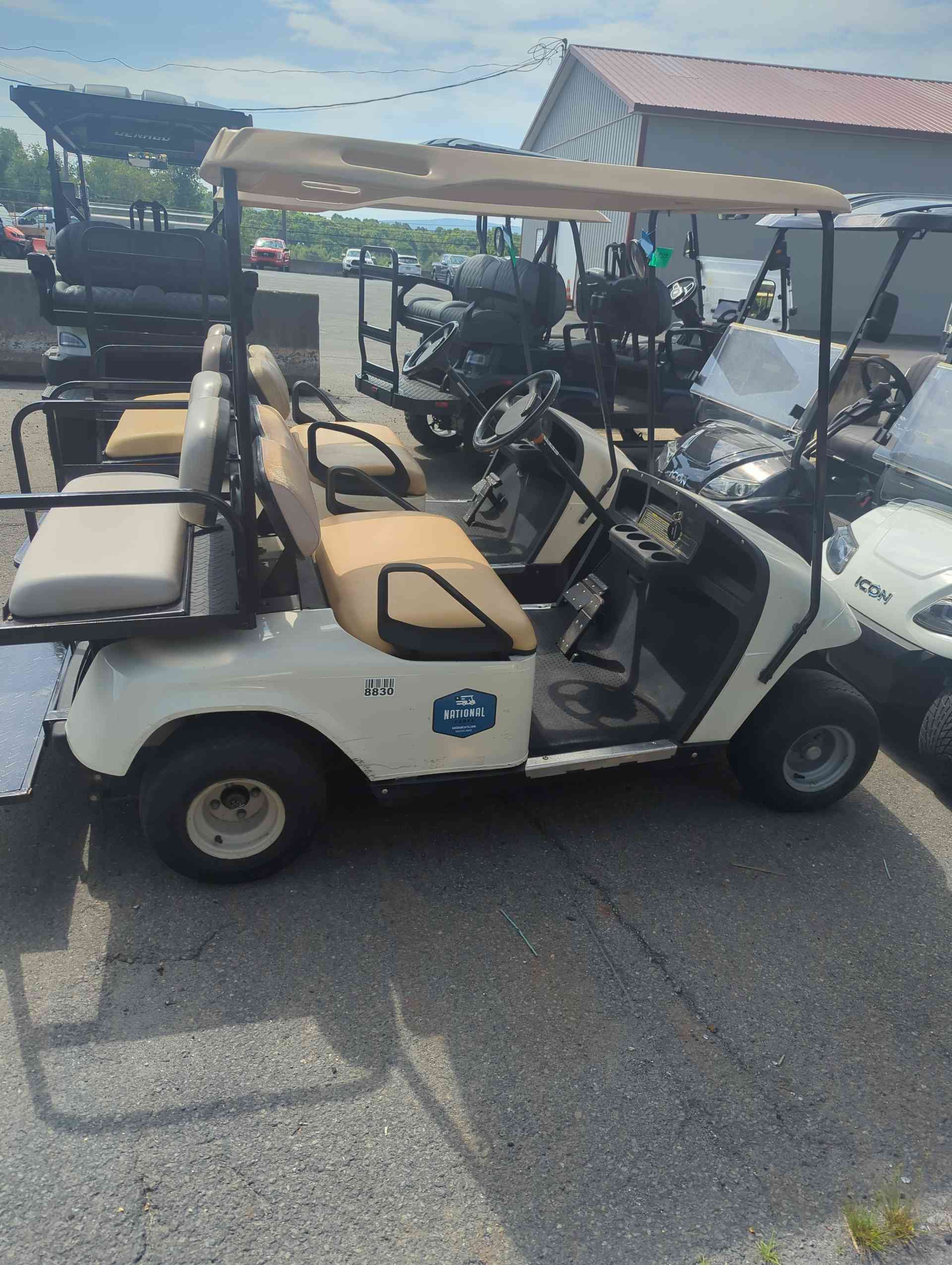 2008 EZGO TXT Golf Cart in White