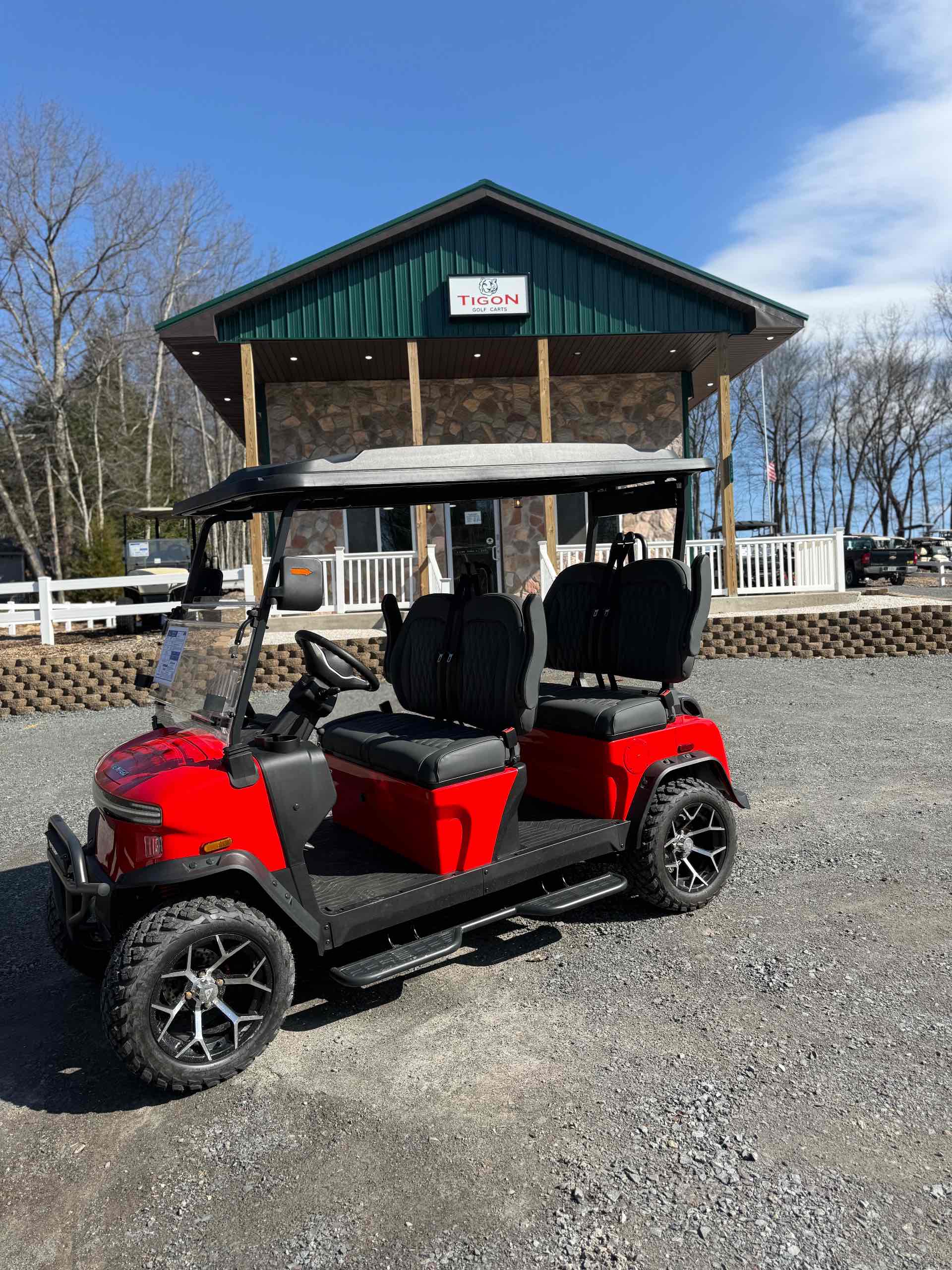 2026 Denago Rover XL Red golf cart in Red — photo 2 of 4, Long Pond, PA