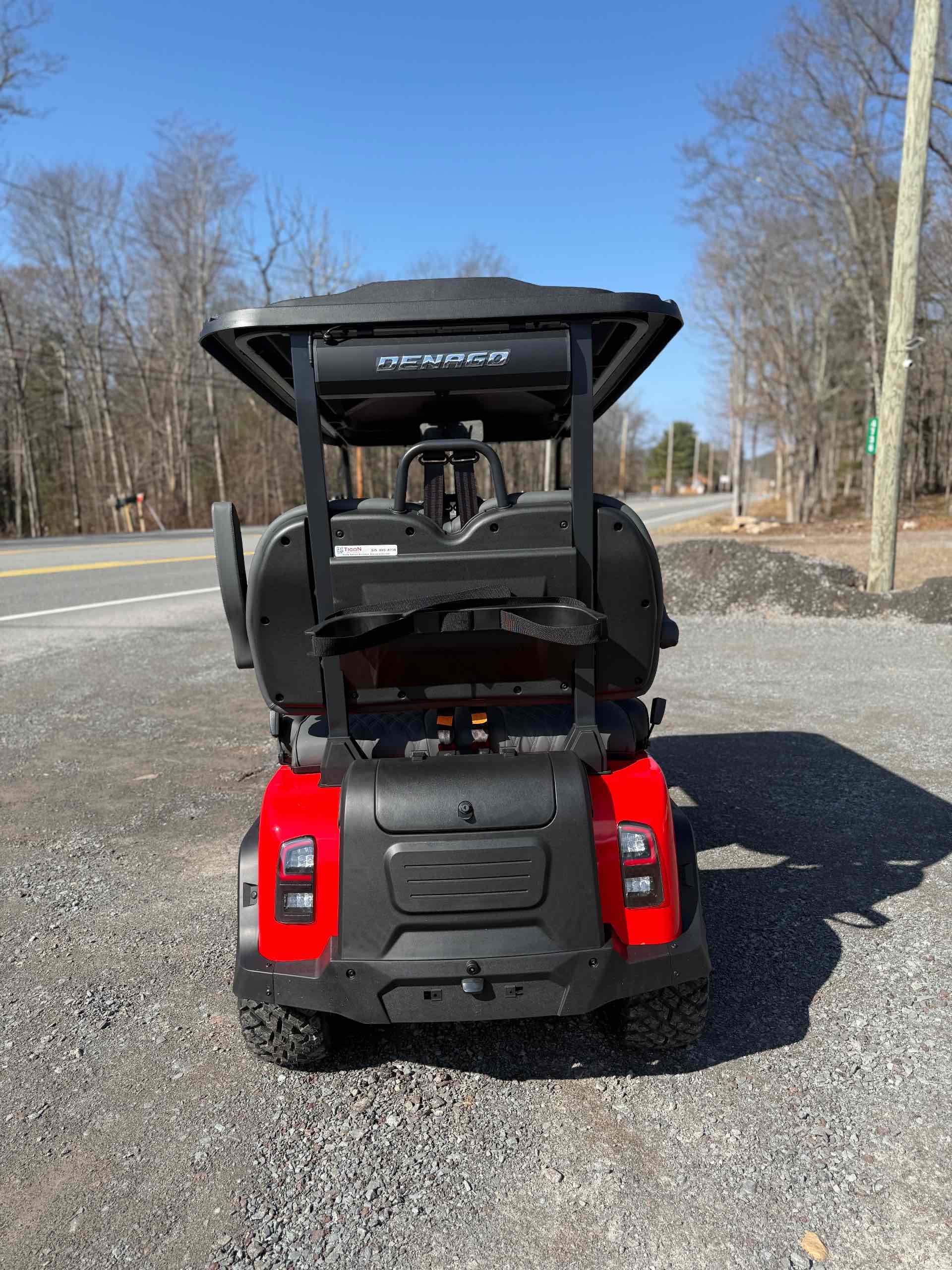 2026 Denago Rover XL Red golf cart in Red — photo 4 of 4, Long Pond, PA