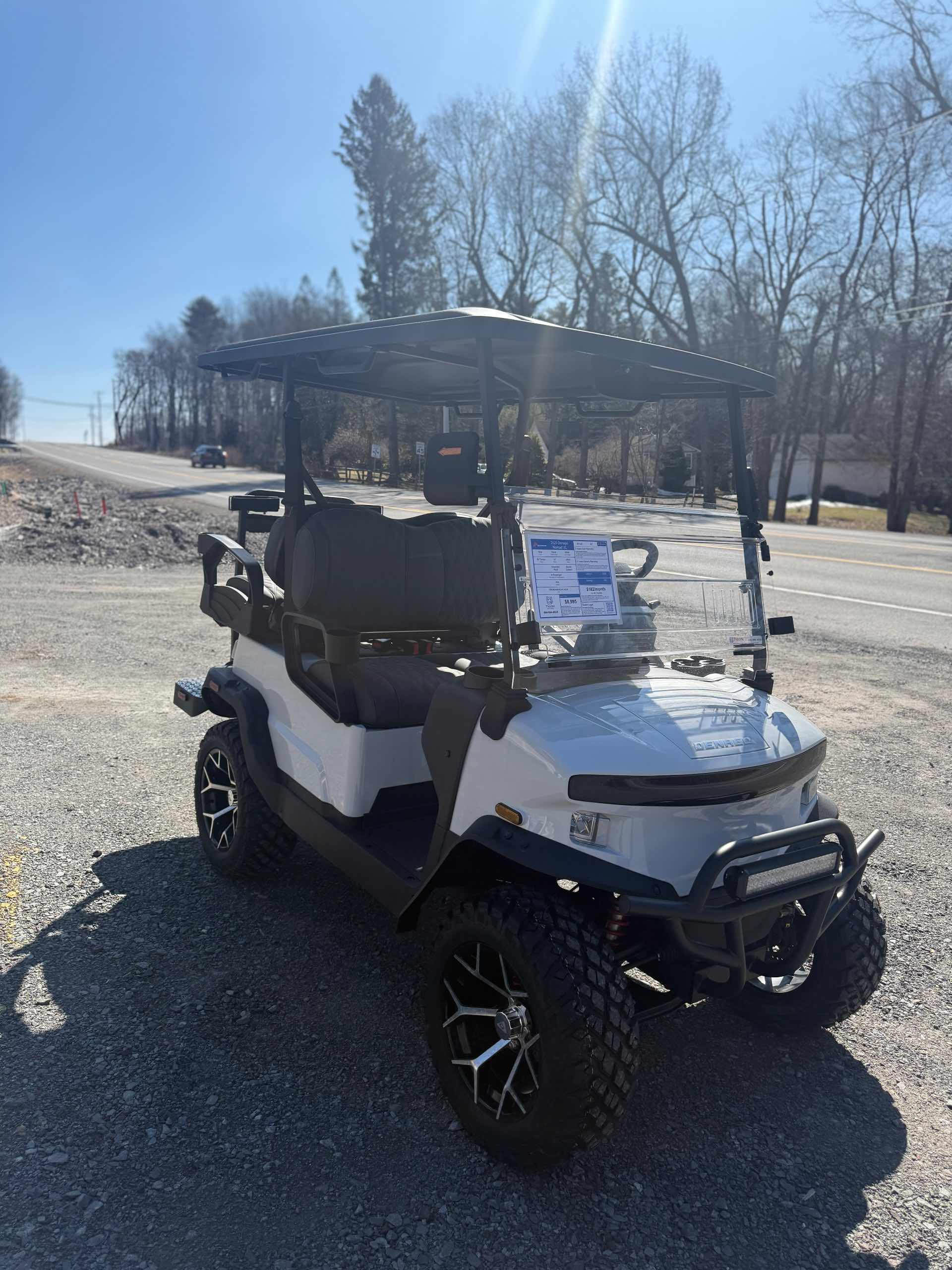2026 Denago Nomad XL Golf Cart in White