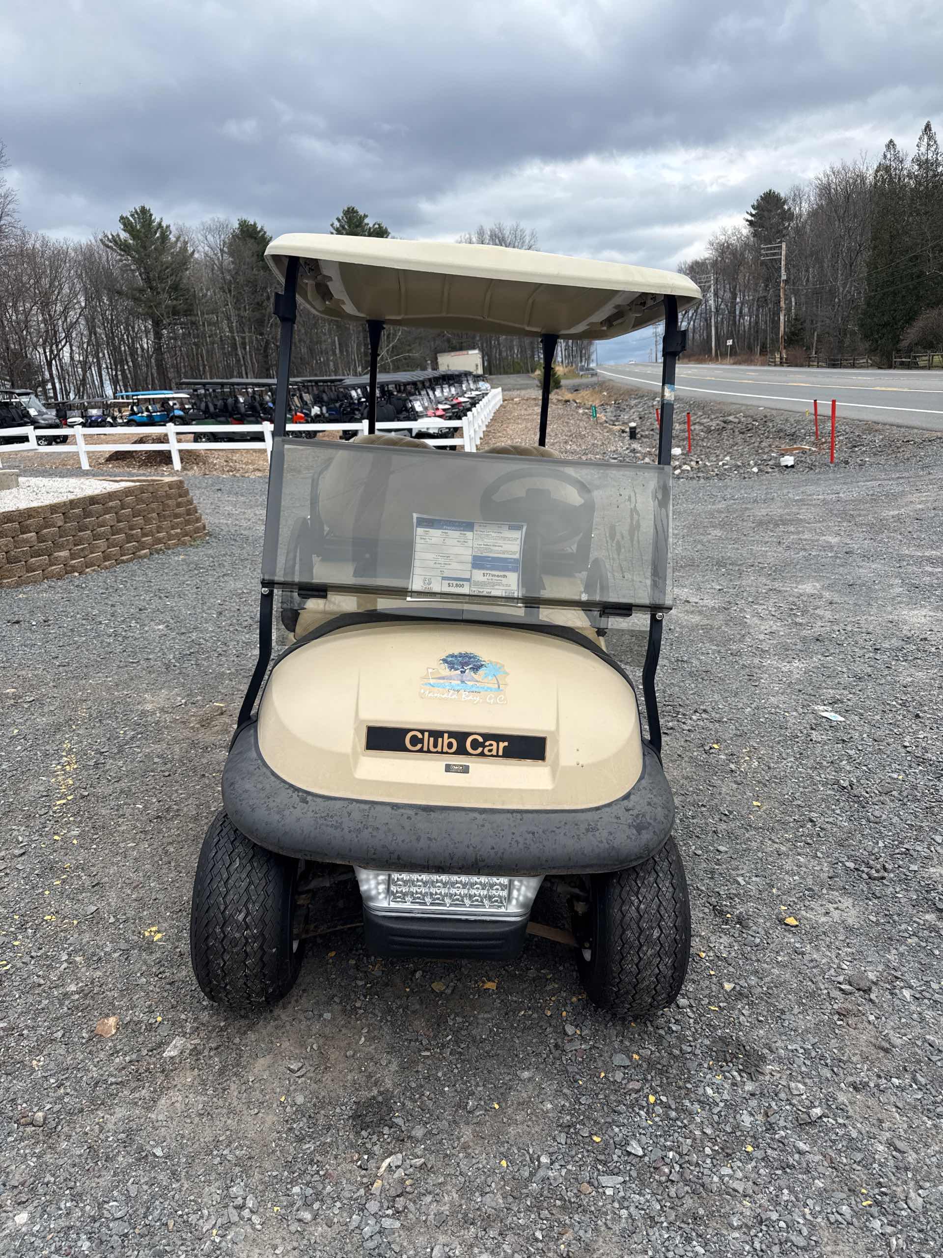 2015 Club Car Precedent Golf Cart in Beige