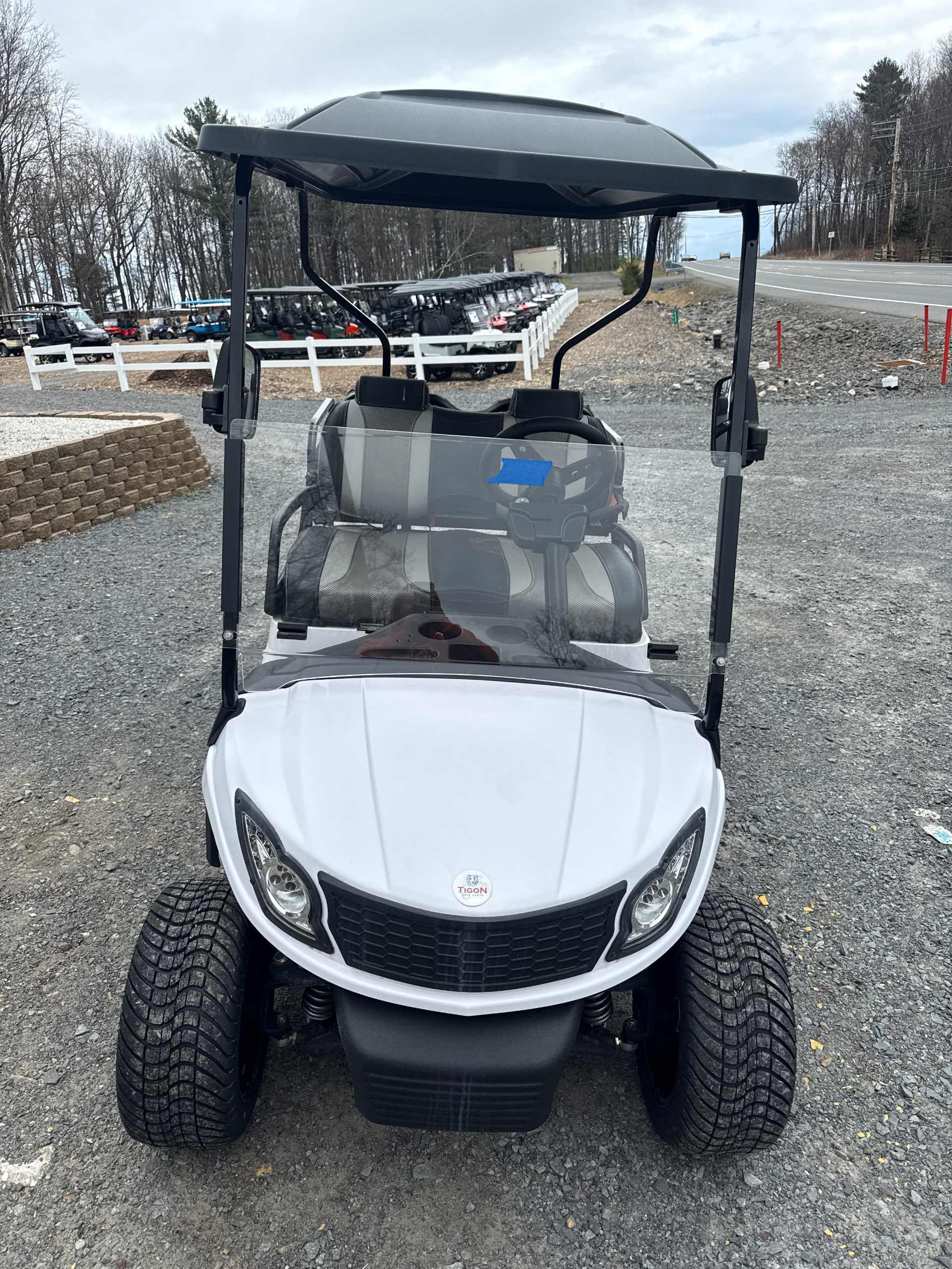 2024 Swift EV Mach 4E Golf Cart in White