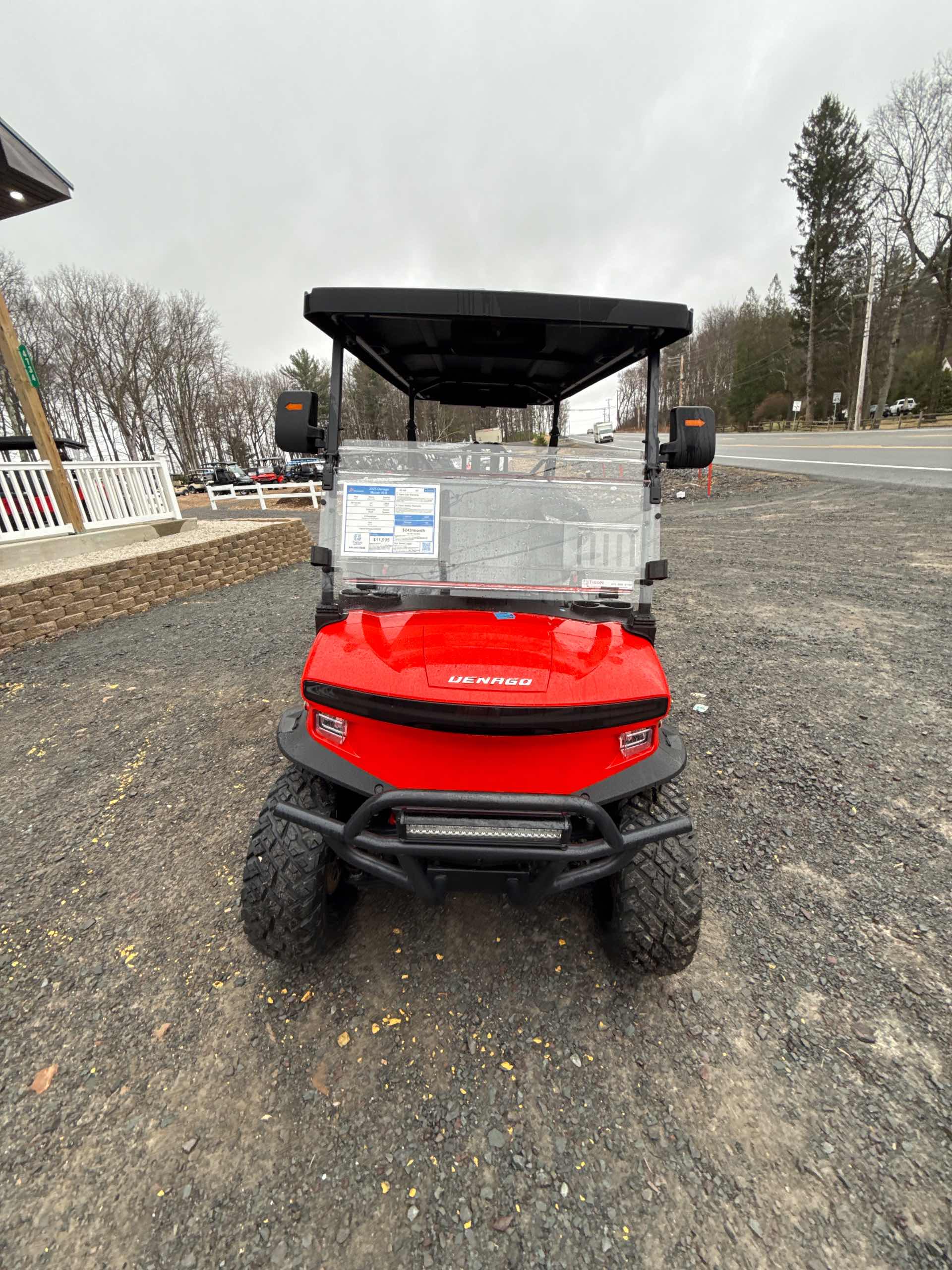 2026 Denago Rover XL6 Golf Cart in Scarlet