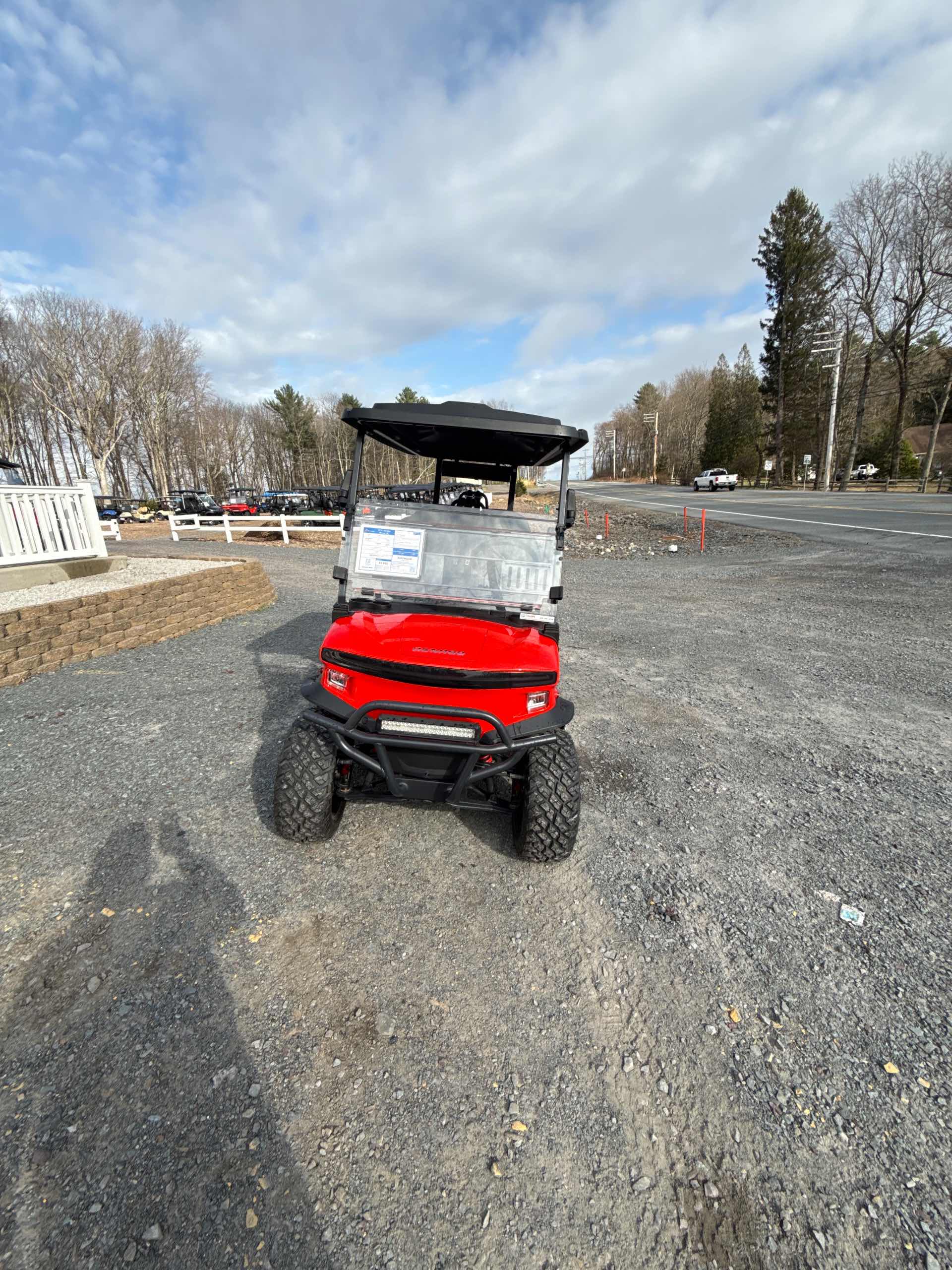 2026 Denago Rover XL Golf Cart in Scarlet