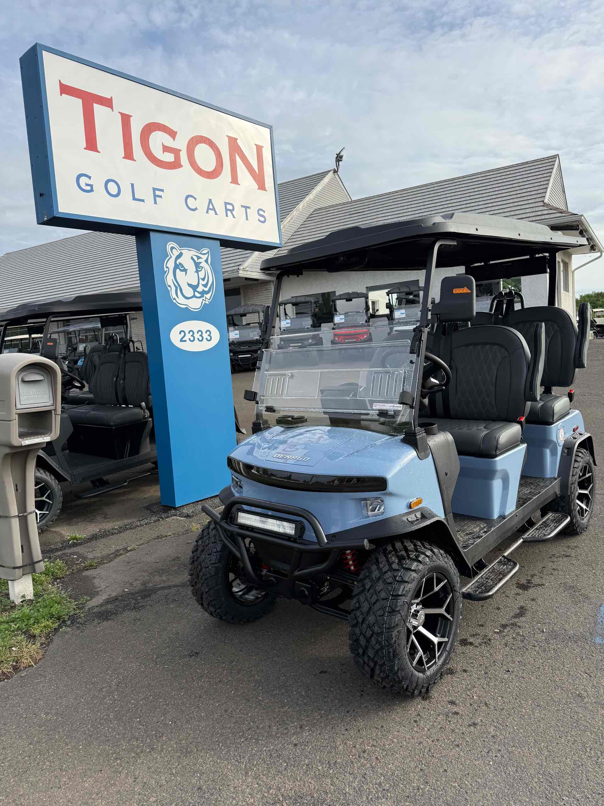 2026 Denago Rover XL Golf Cart in Glacier