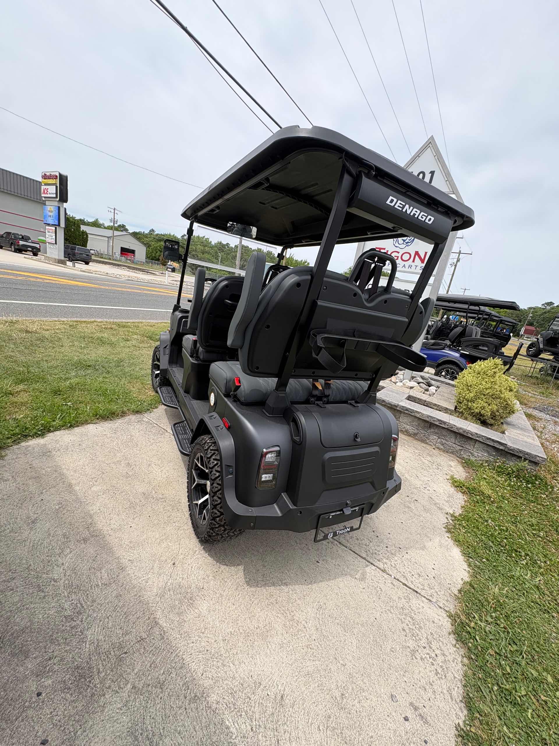 2026 Denago Rover XL Golf Cart in Matte Black