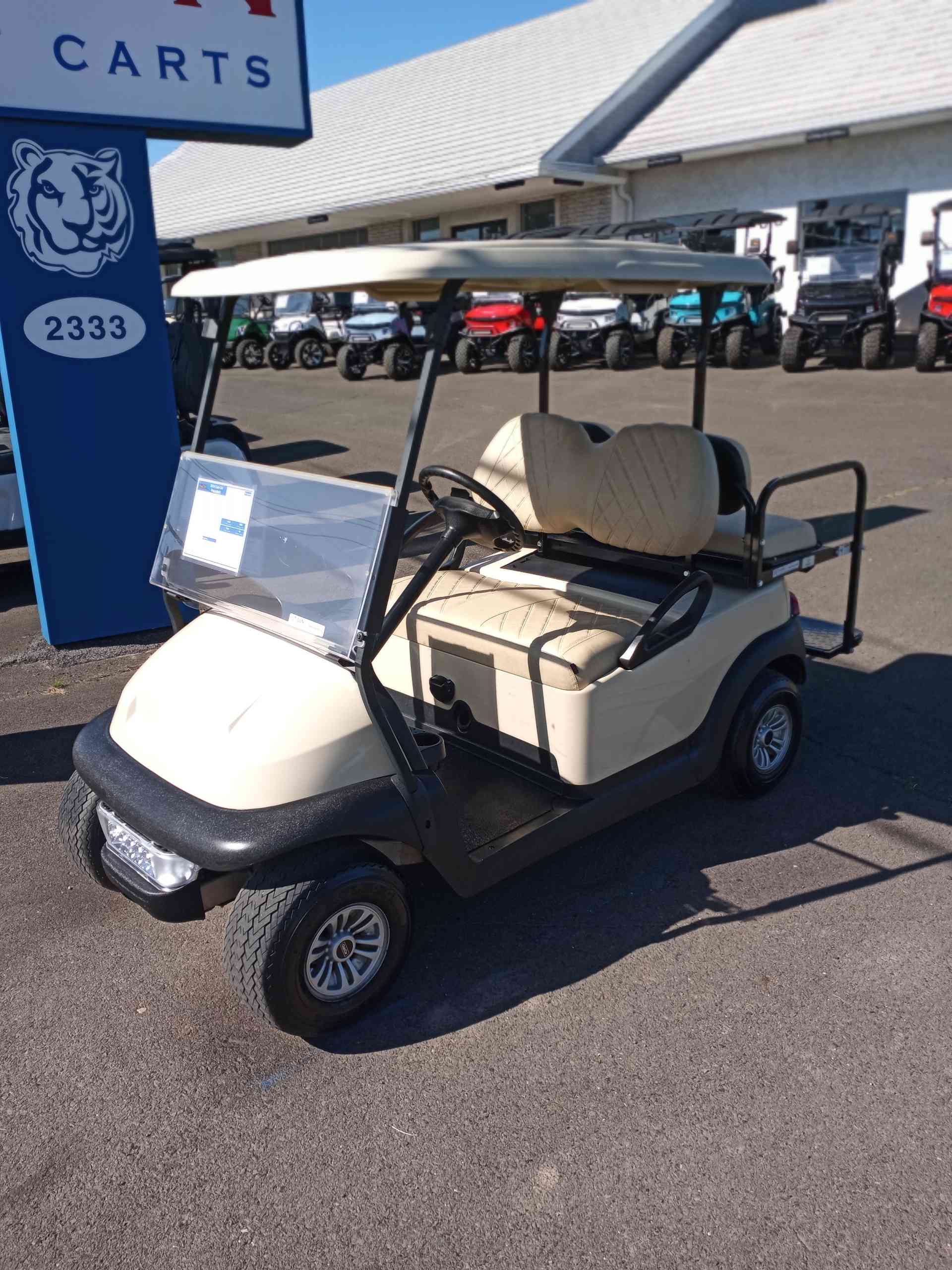 Used 2018 Club Car Precedent Golf Cart in Beige for sale at TIGON Bayville, NJ