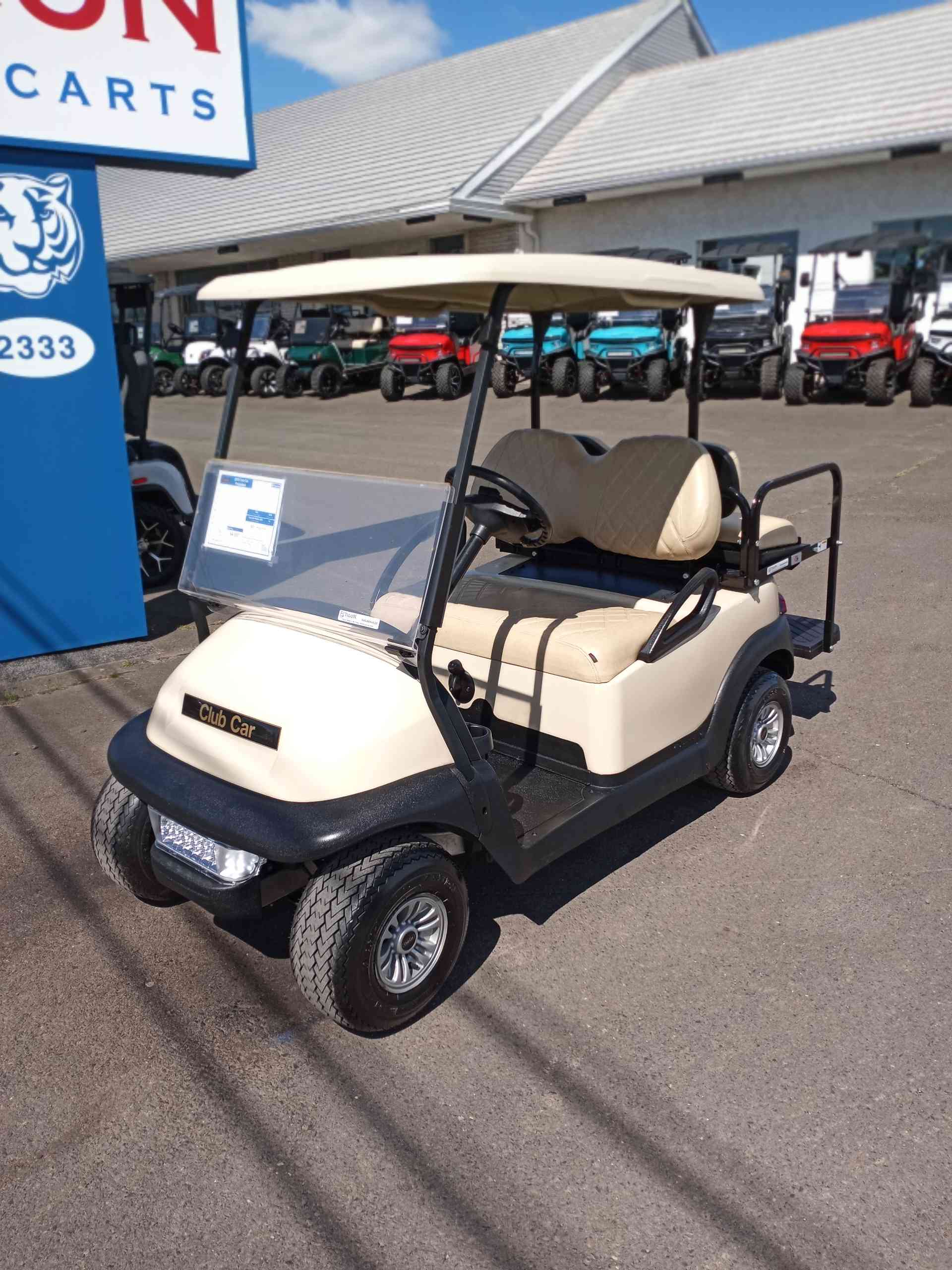 Used 2018 Club Car Precedent Golf Cart in Beige for sale at TIGON Hatfield, PA