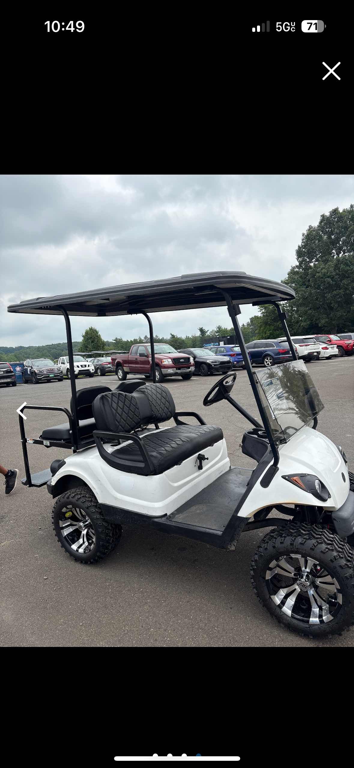 2013 Yamaha G29 Golf Cart in White
