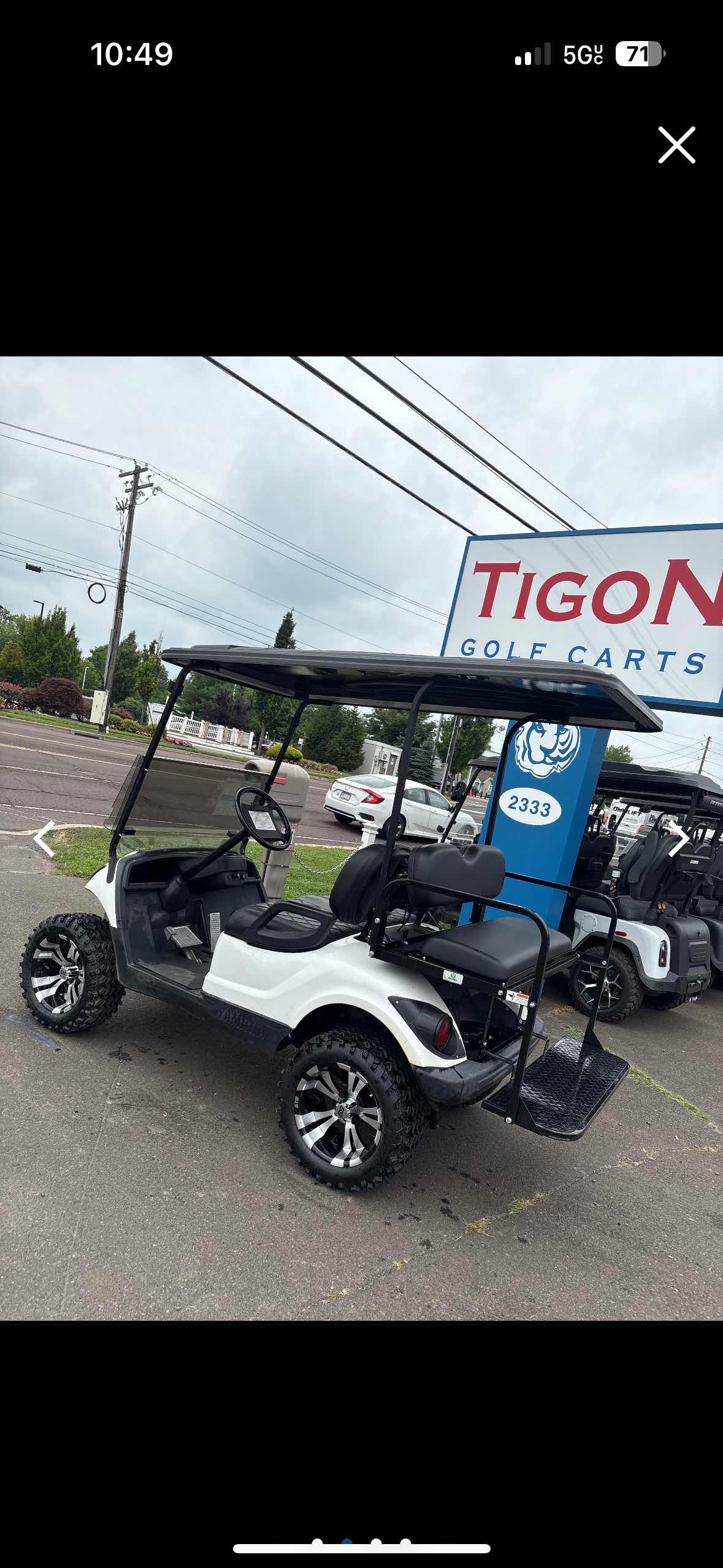2013 Yamaha G29 White golf cart in White — photo 3 of 4, Dover, DE