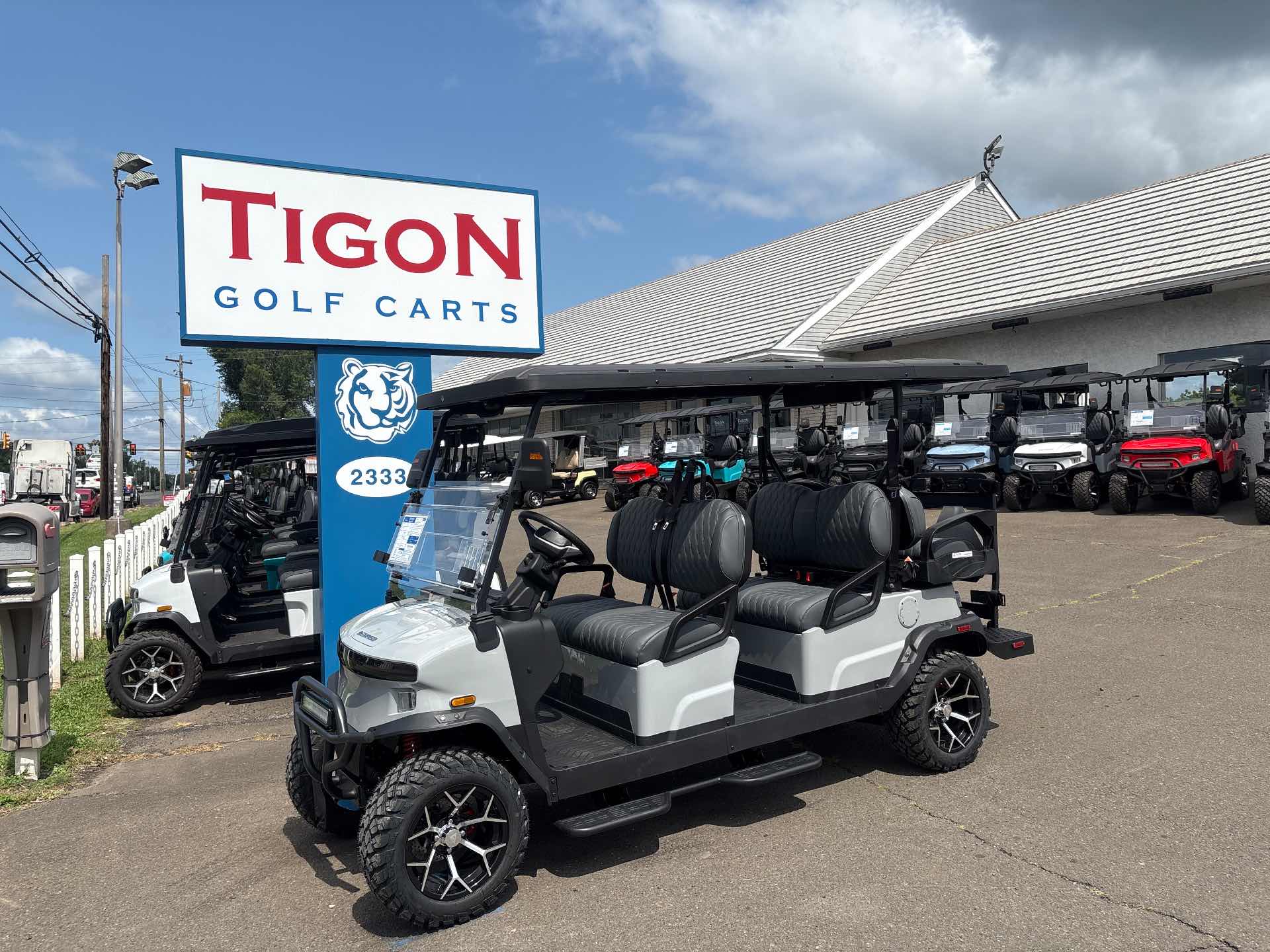 2026 Denago Rover XL6 Golf Cart in Gray