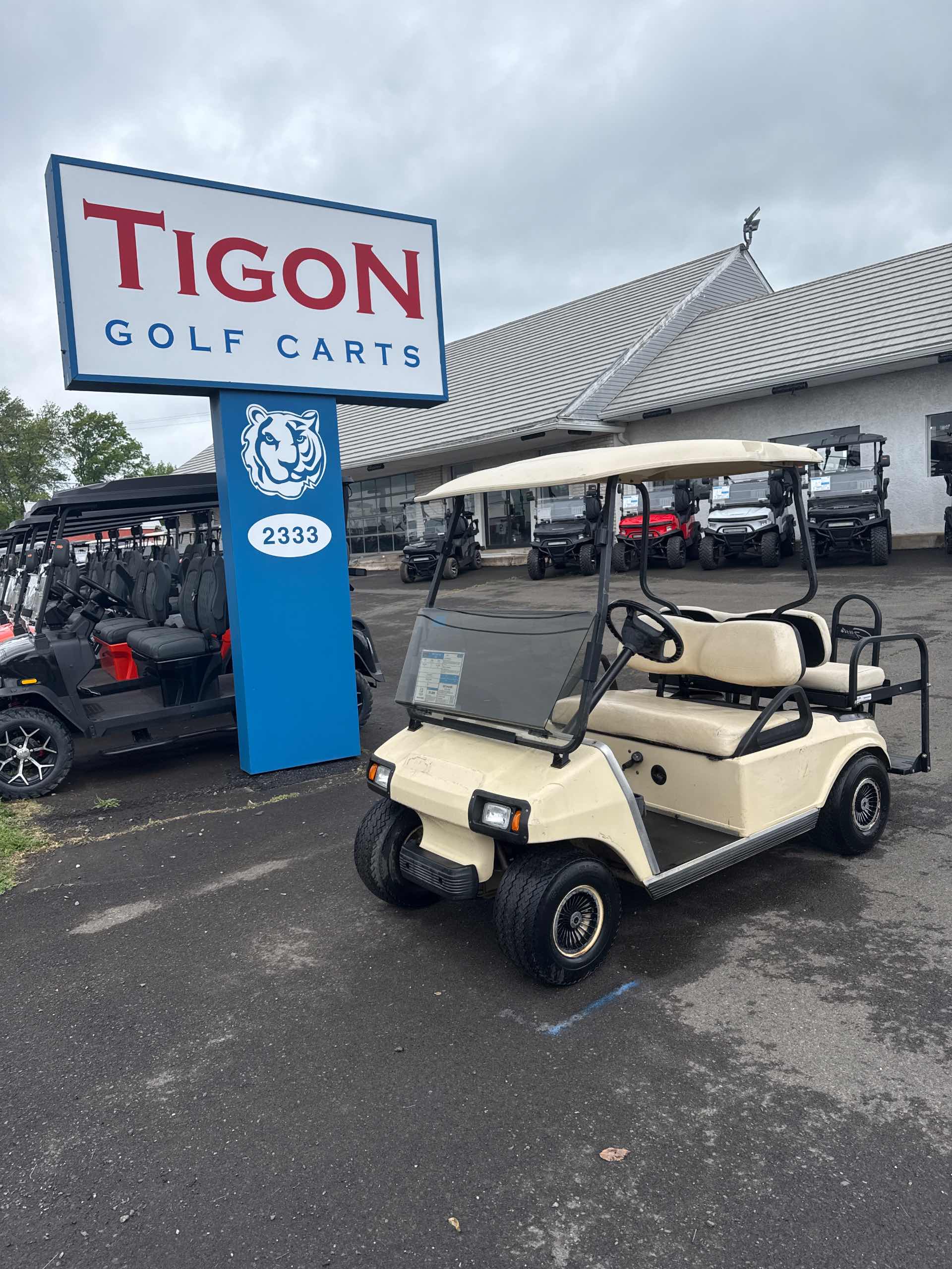 1996 Club Car DS Golf Cart in Beige