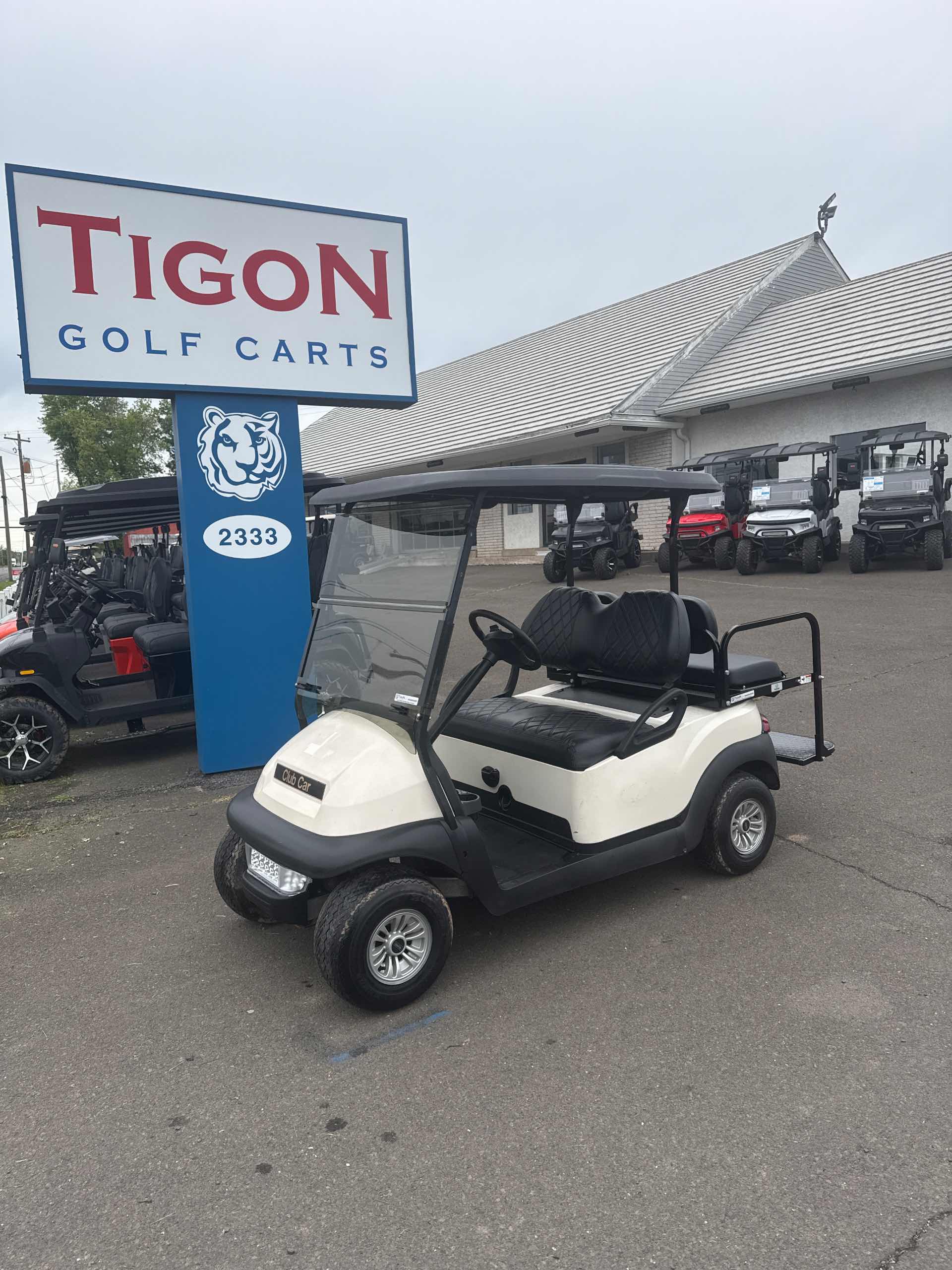 2019 Club Car Precedent Golf Cart in White