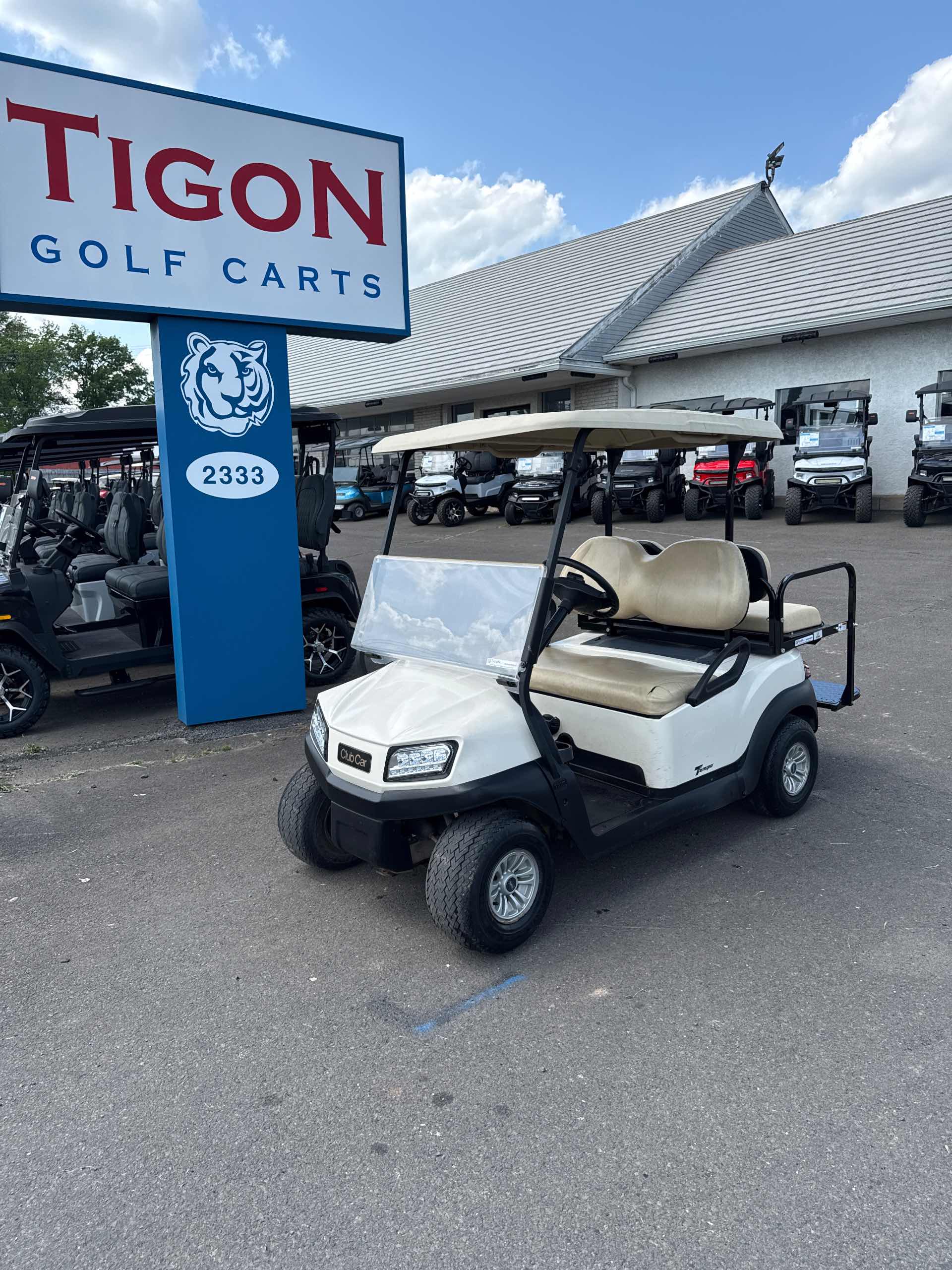 2018 Club Car Tempo Golf Cart in Beige