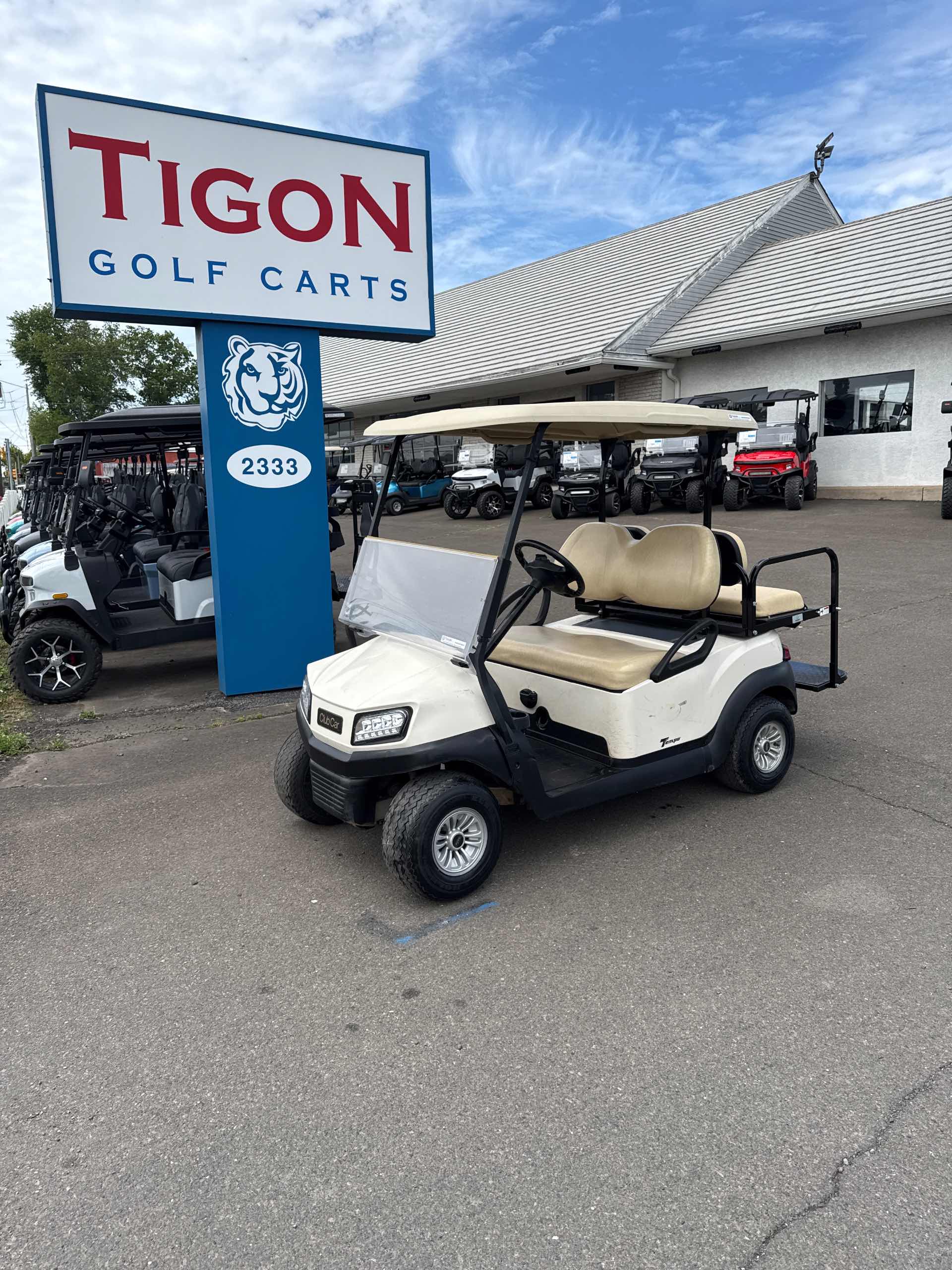 2018 Club Car Tempo Golf Cart in Beige
