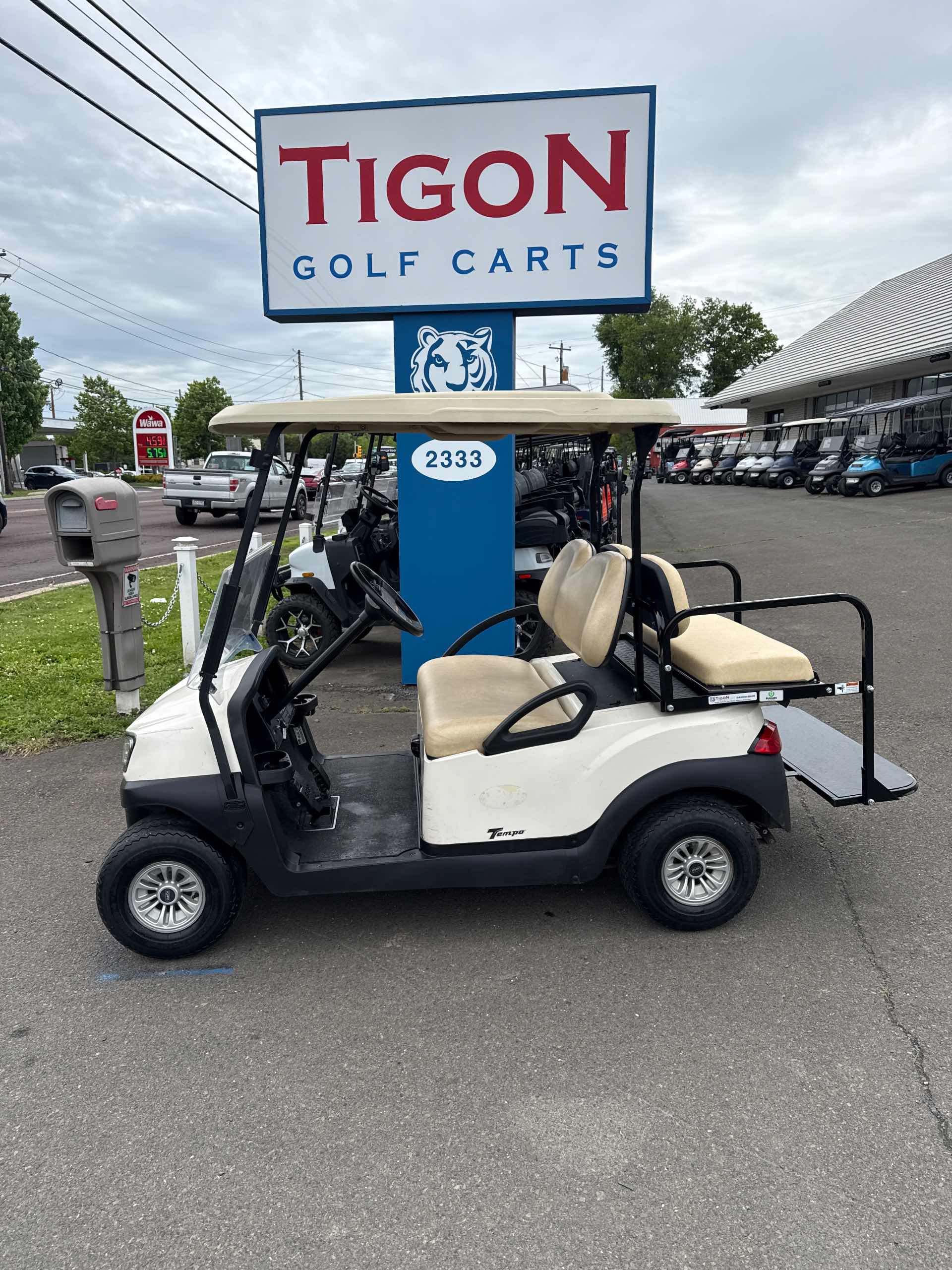 2018 Club Car Tempo White image 2