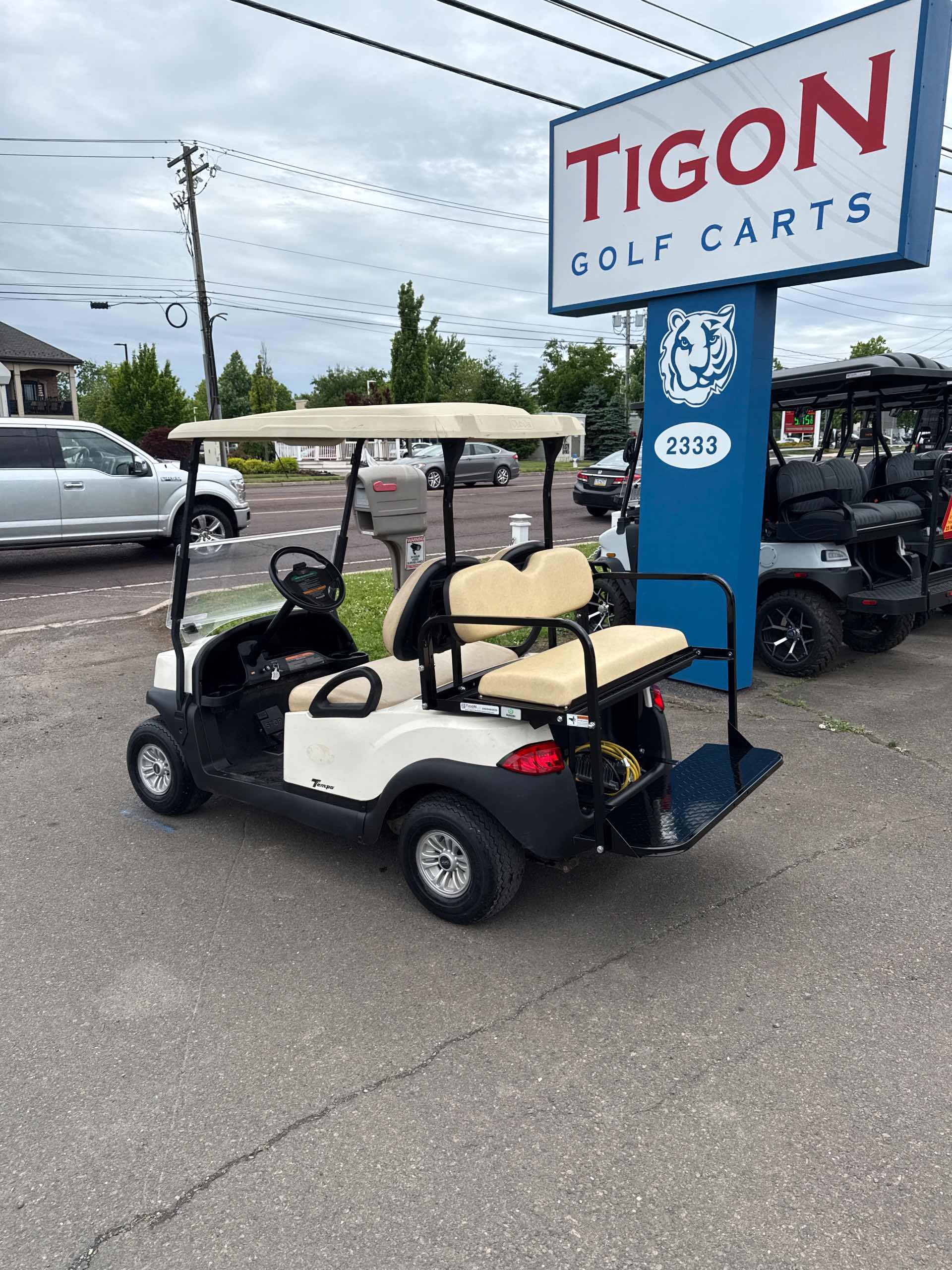 2018 Club Car Tempo White image 3