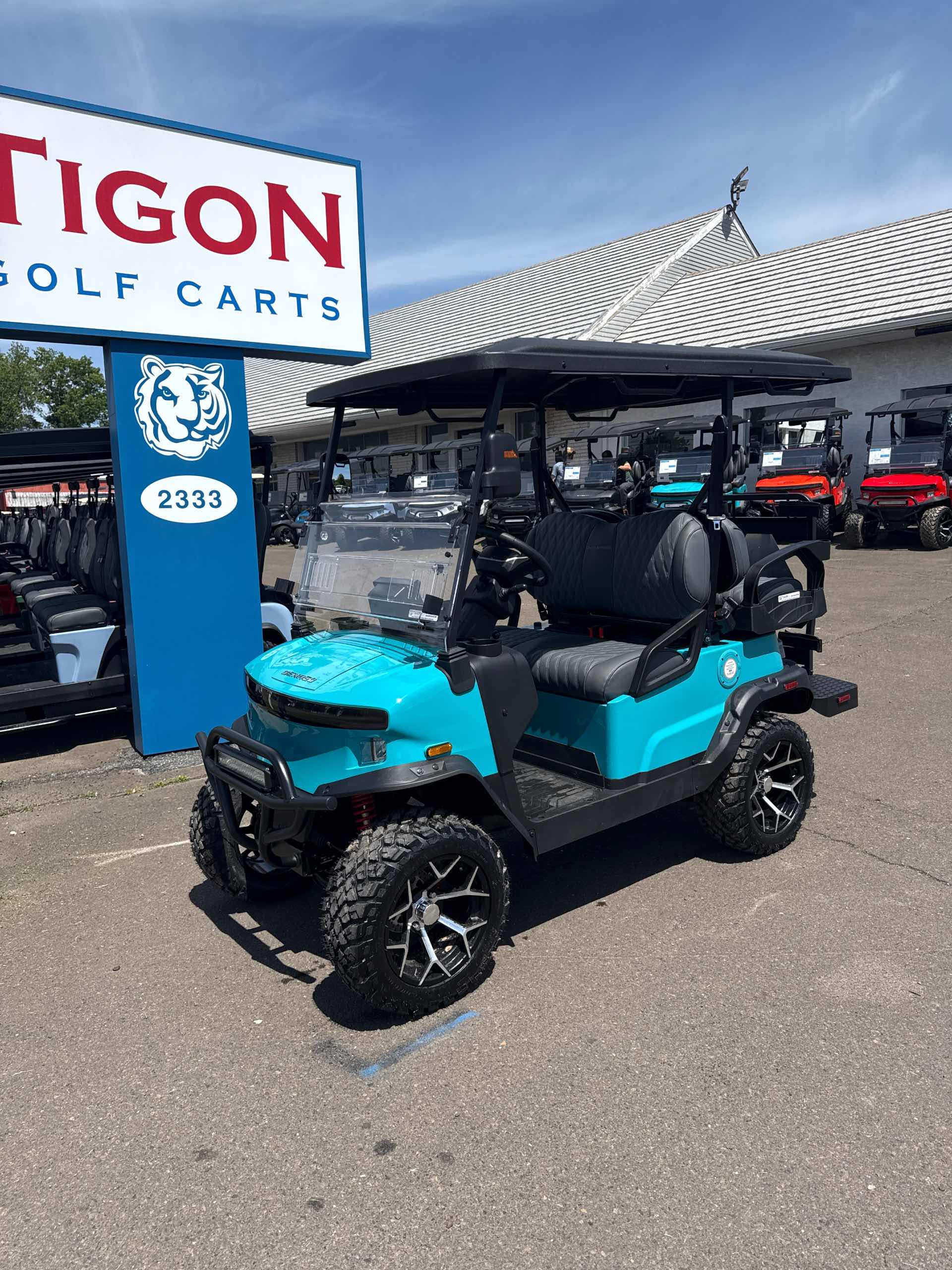 2026 Denago Nomad XL Golf Cart in Aqua