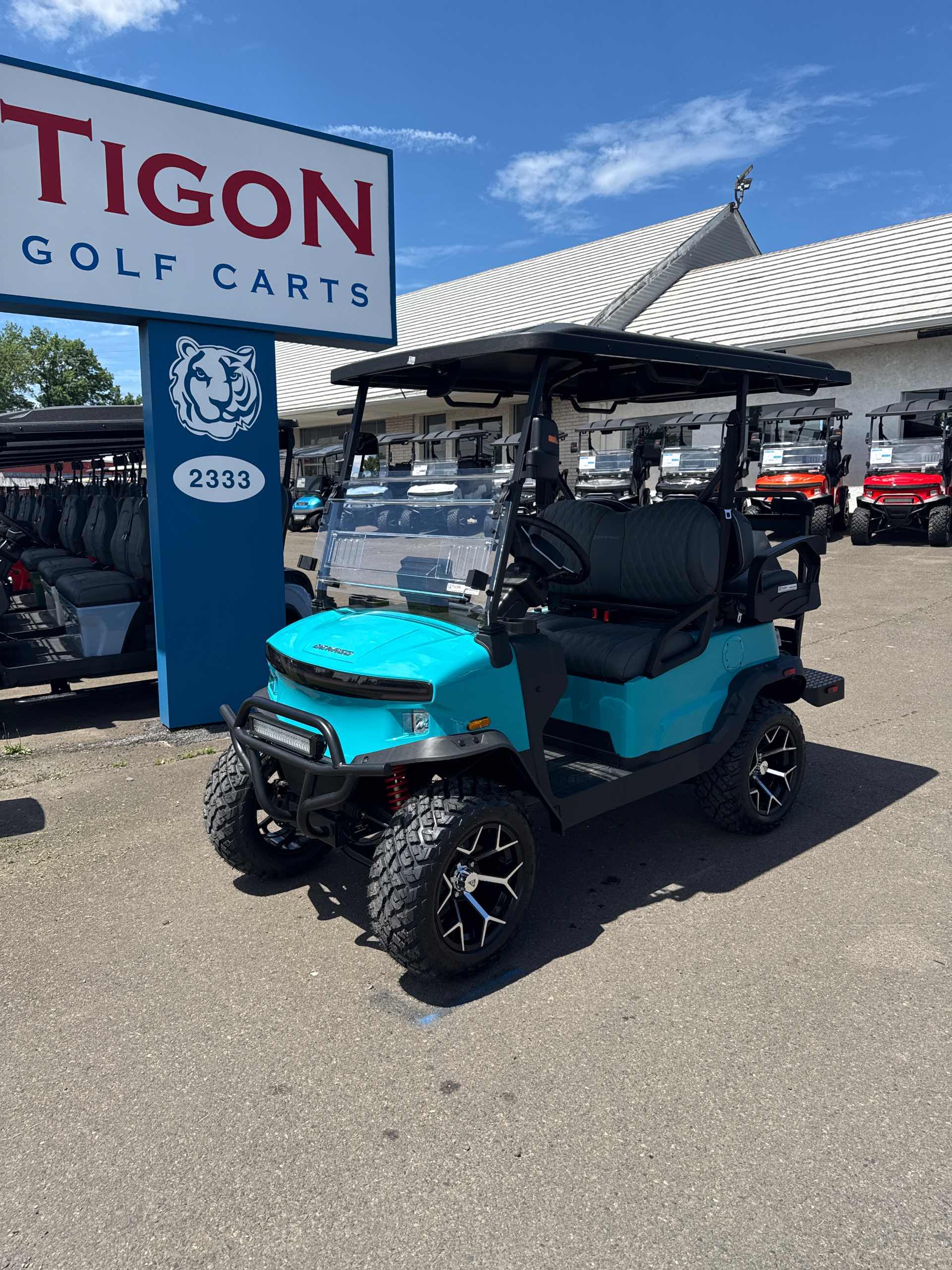 2026 Denago Nomad XL Golf Cart in Aqua