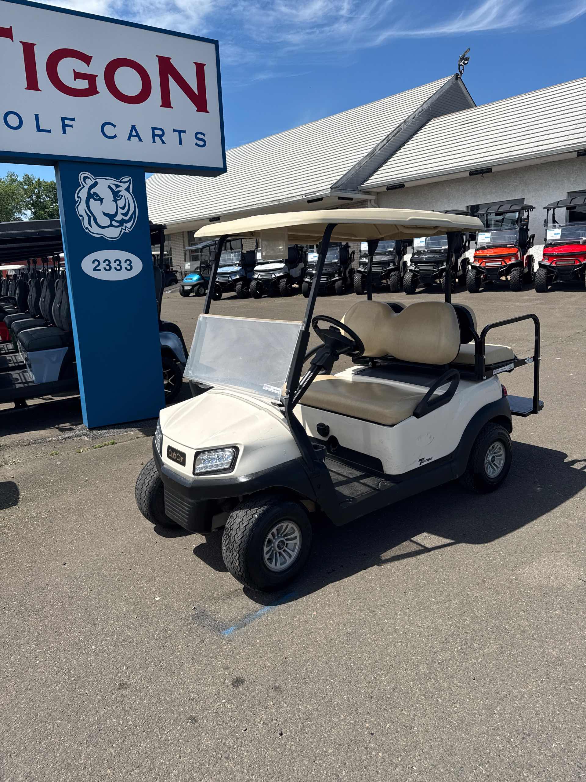 2018 Club Car Tempo Golf Cart in Beige