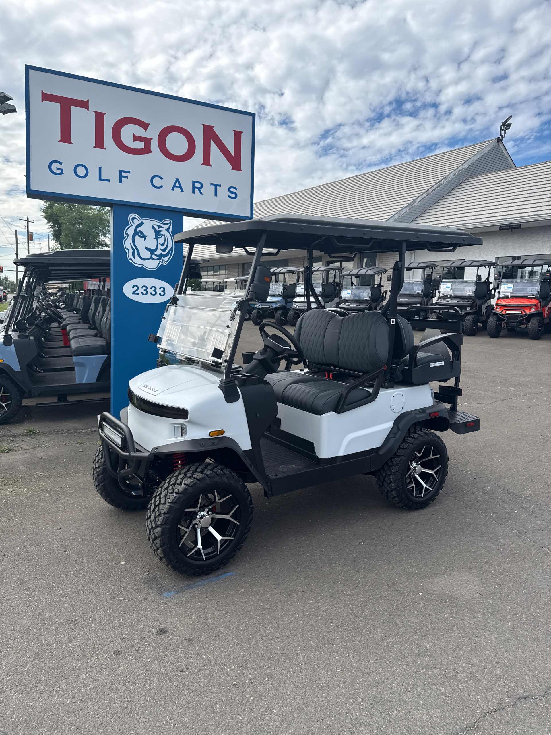 2026 Denago Nomad XL Golf Cart in Matte White