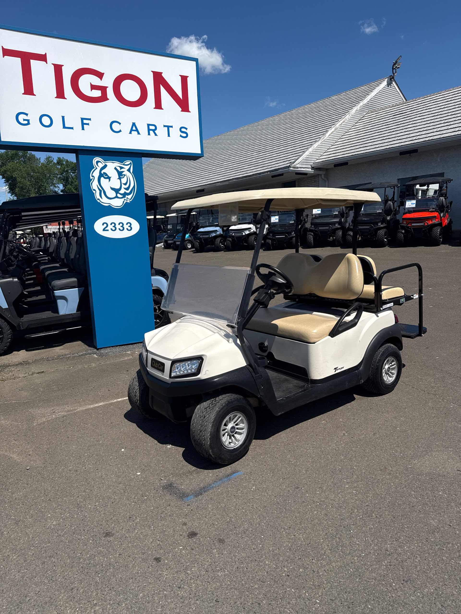 2018 Club Car Tempo Golf Cart in Beige