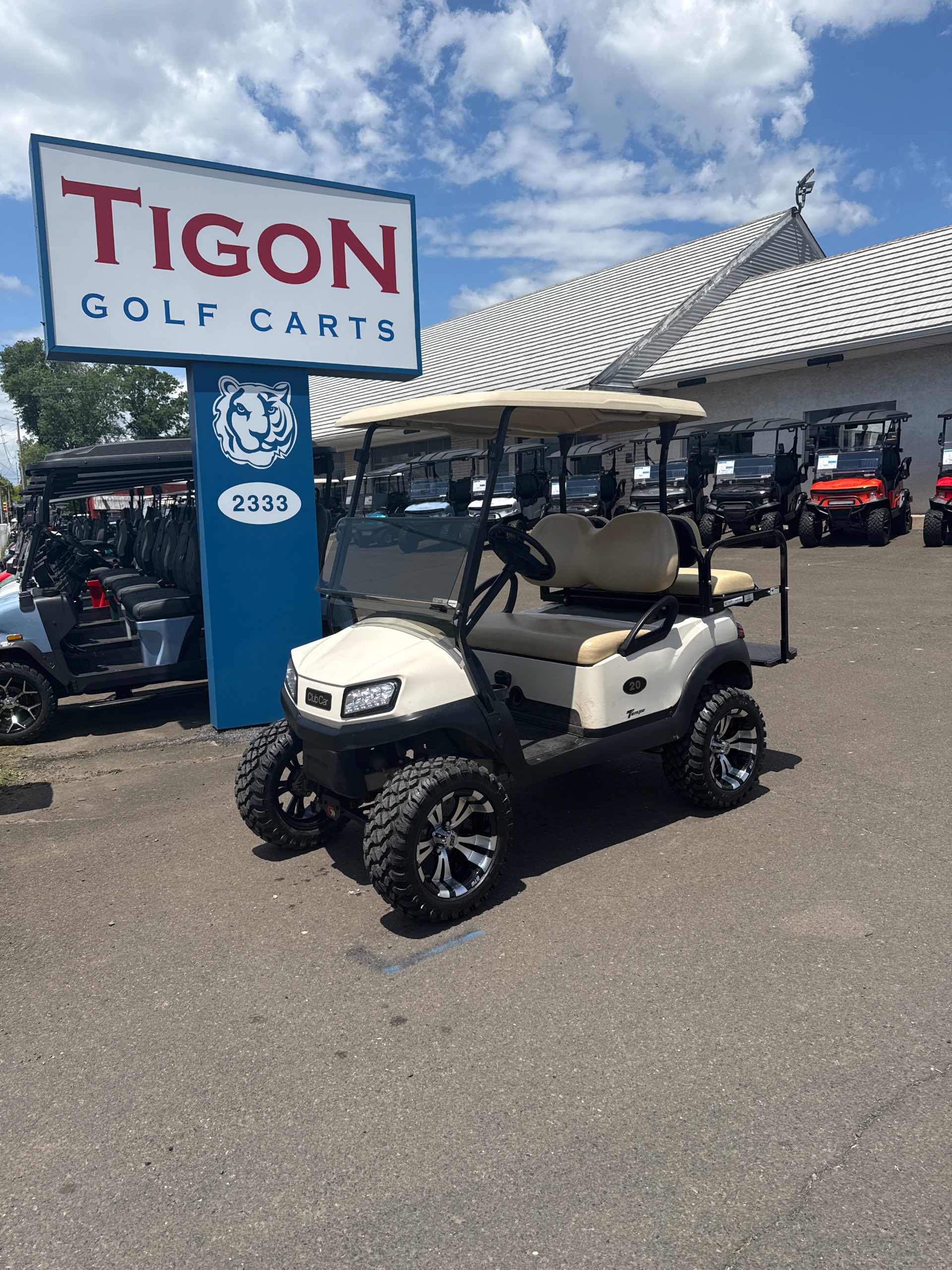 2017 Club Car Tempo Golf Cart in Beige