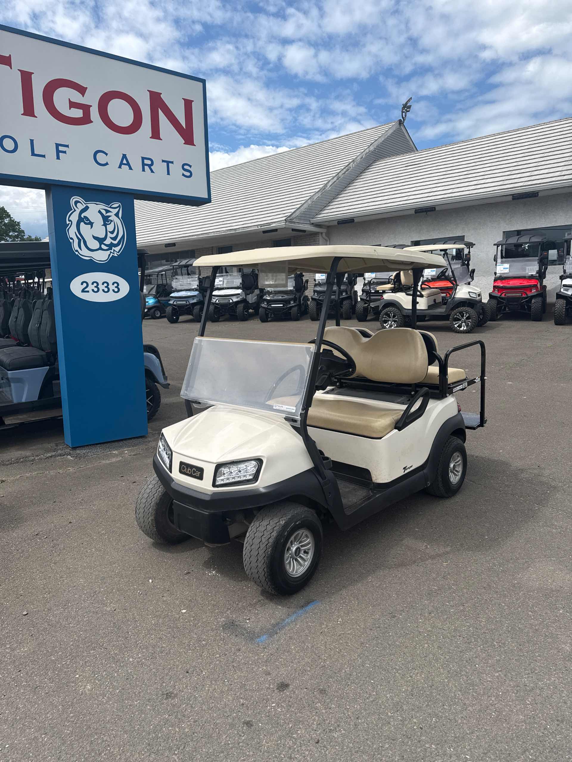 2018 Club Car Tempo Golf Cart in Beige