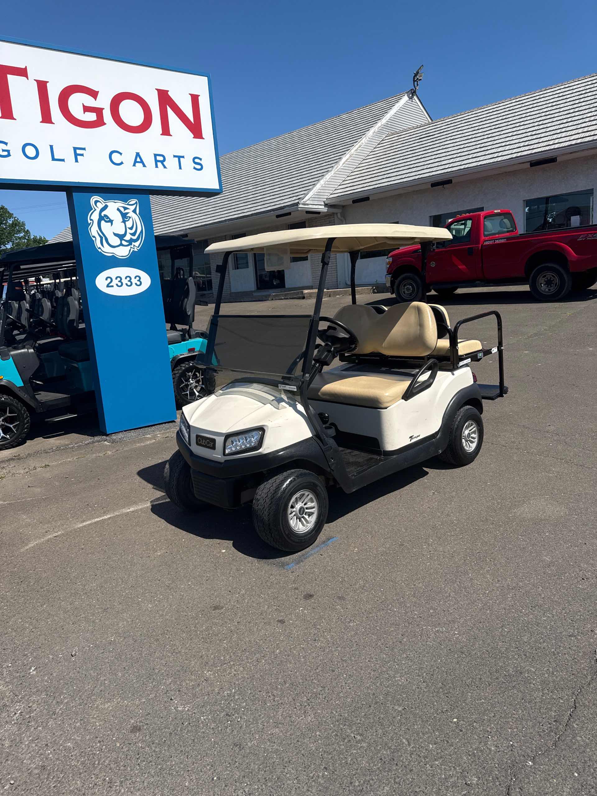 2018 Club Car Tempo Golf Cart in Beige