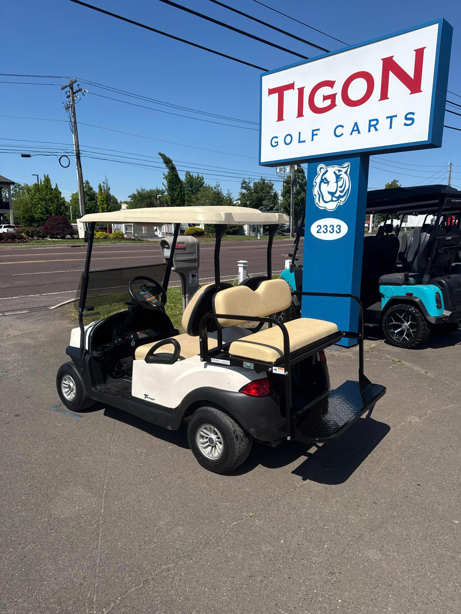 2018 Club Car Tempo Beige golf cart in Beige — photo 3 of 4, Lecanto, FL