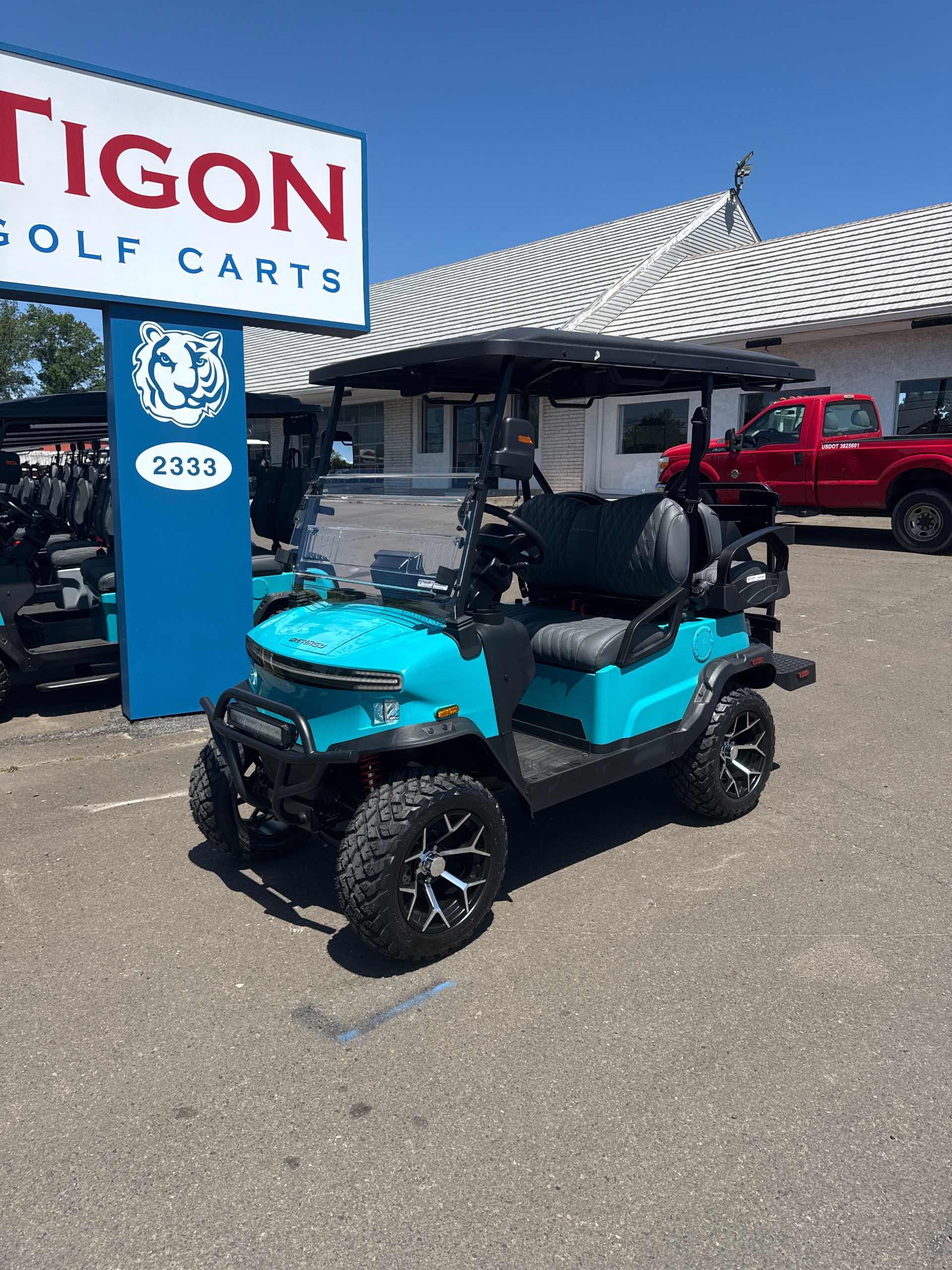 2026 Denago Nomad XL Golf Cart in Aqua