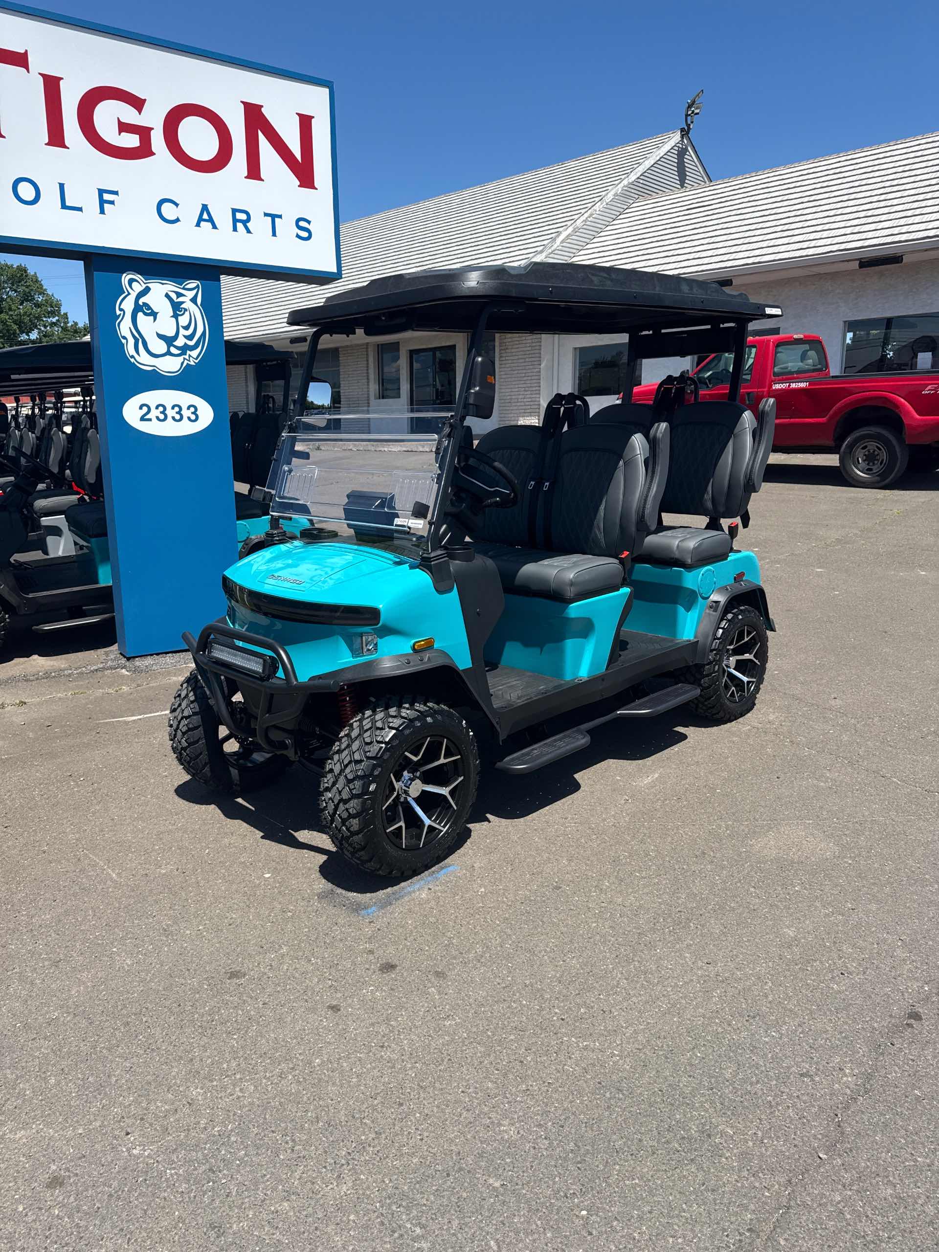 2026 Denago Rover XL Golf Cart in Aqua