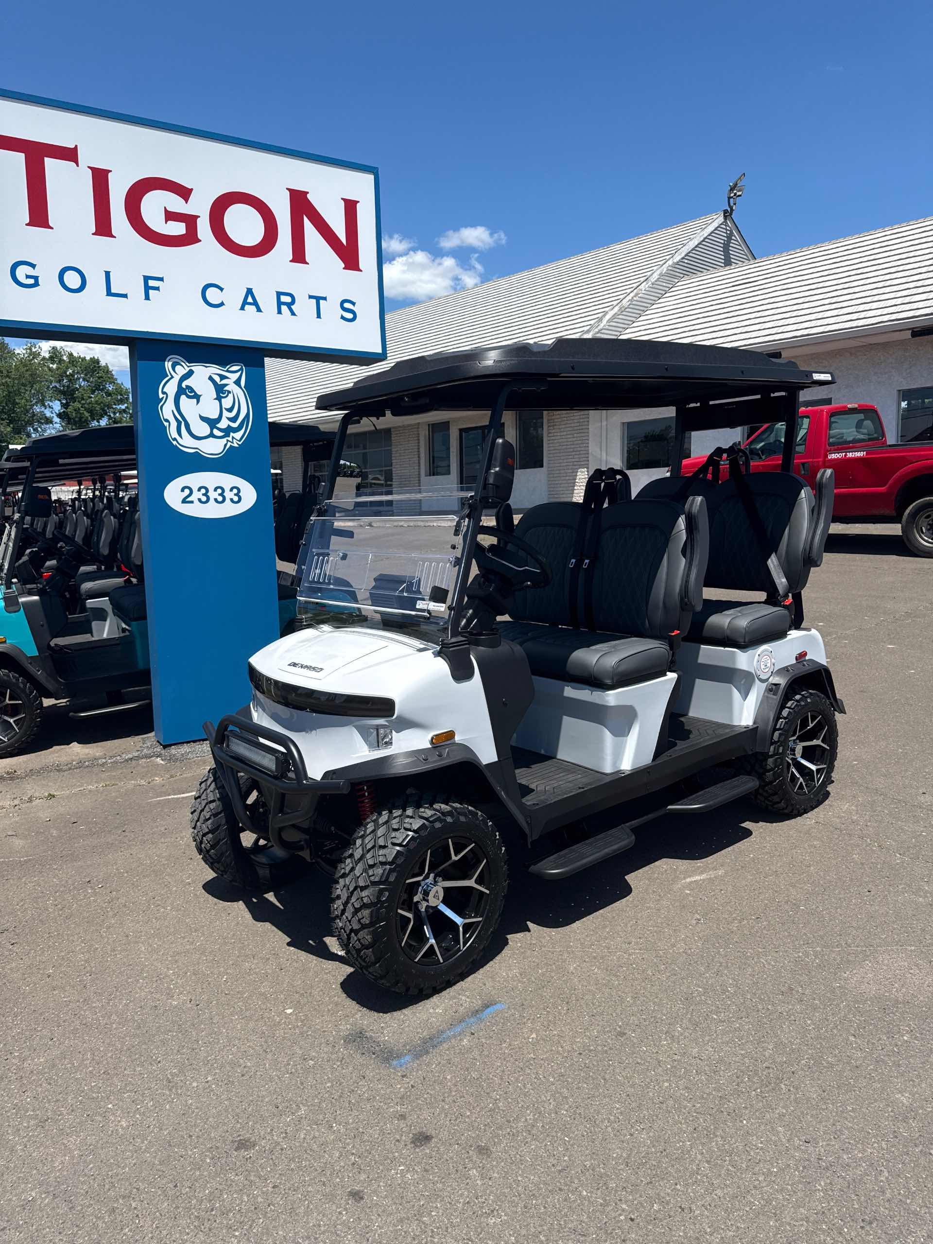 2026 Denago Rover XL Golf Cart in White