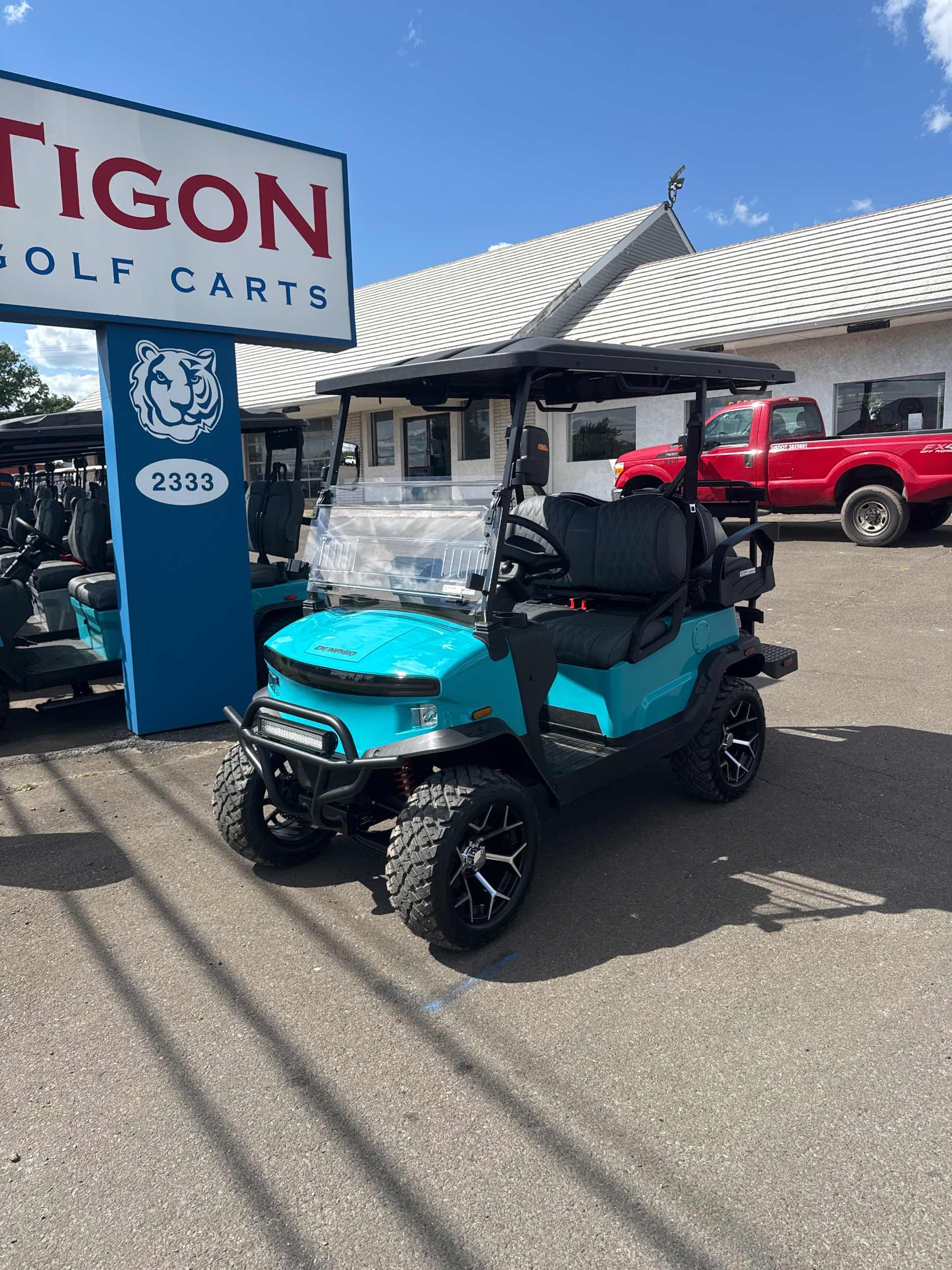 2026 Denago Nomad XL Golf Cart in Aqua