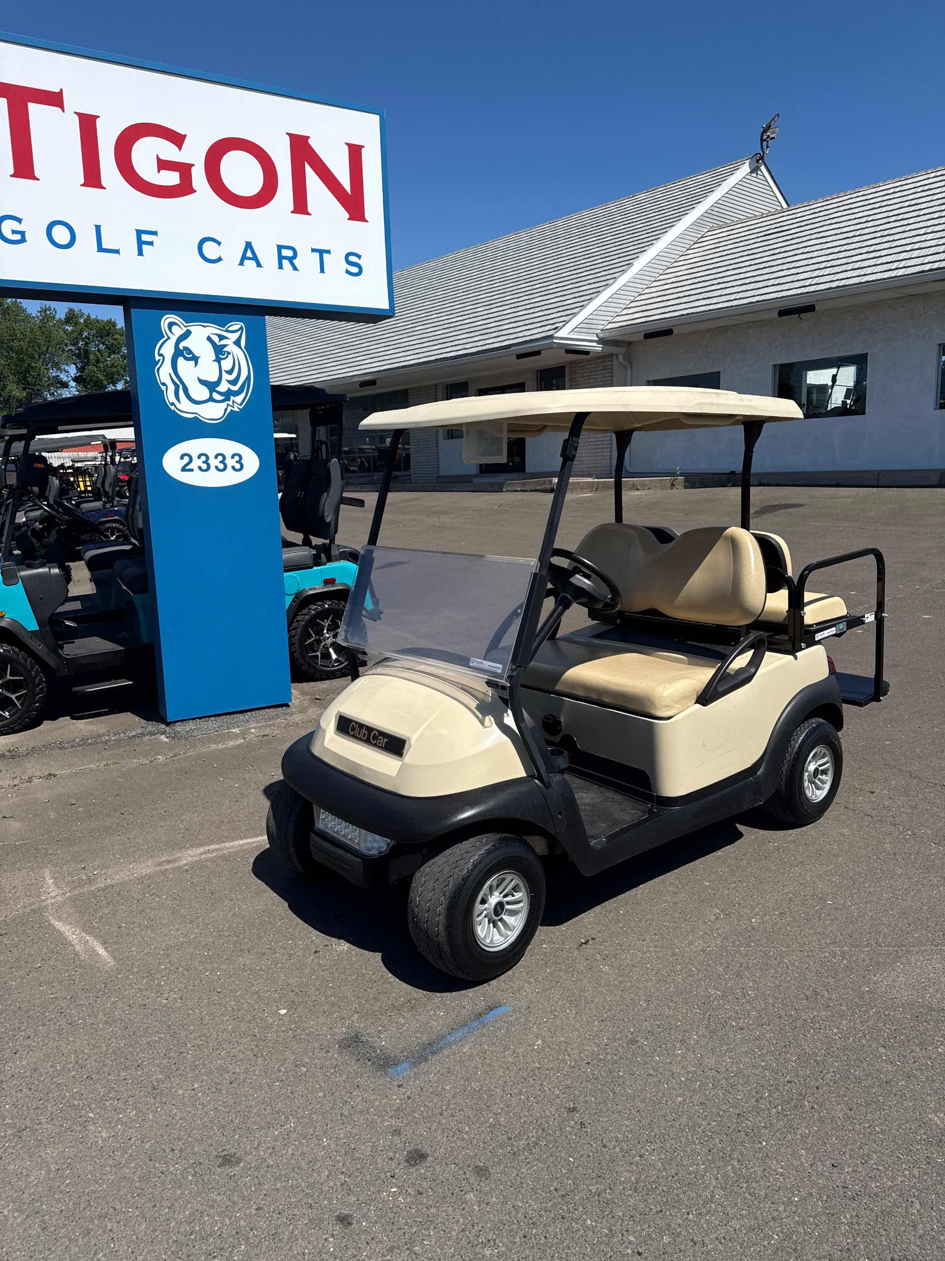 2018 Club Car Precedent Golf Cart in Beige