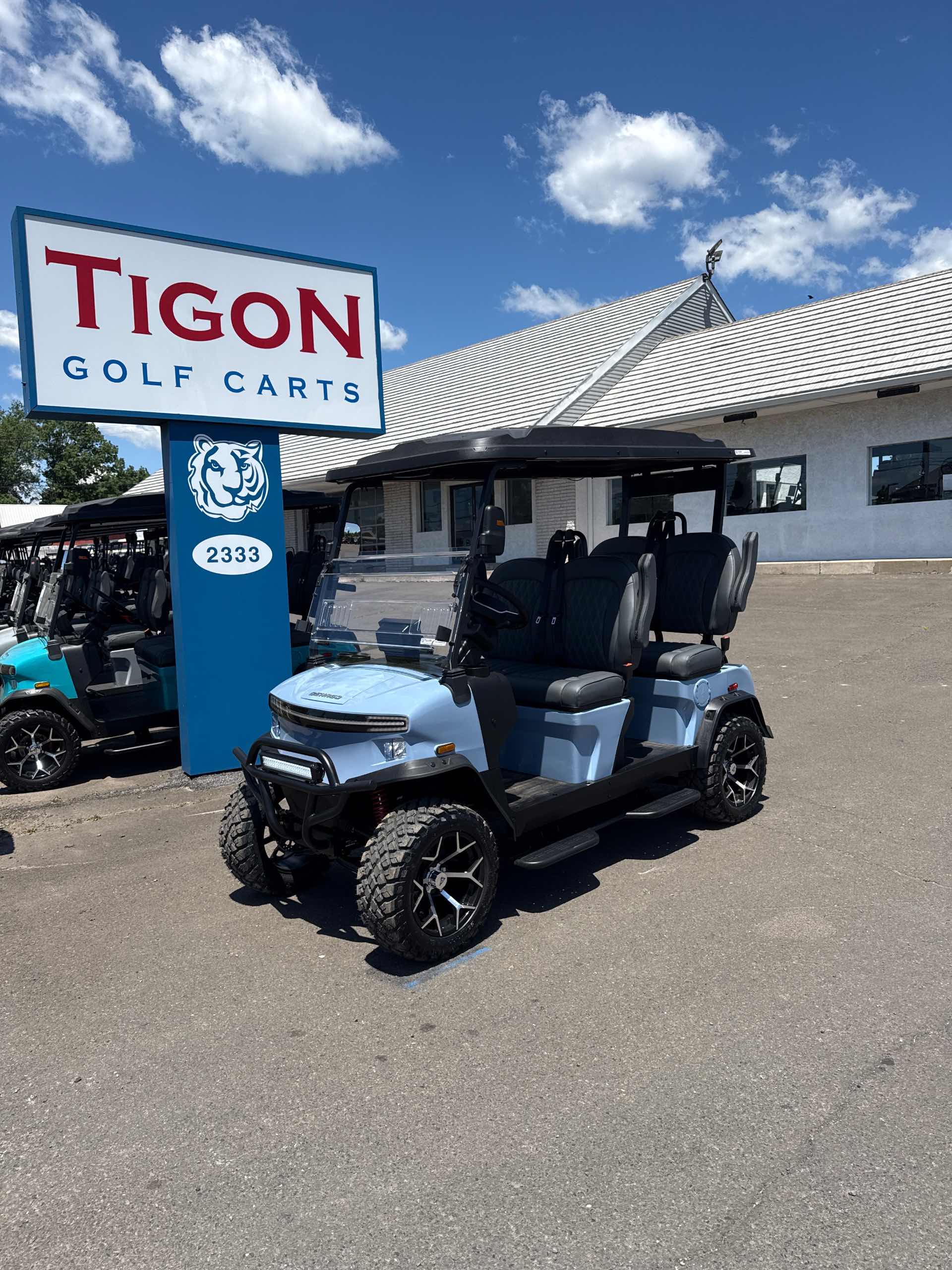 2026 Denago Rover XL Golf Cart in Glacier