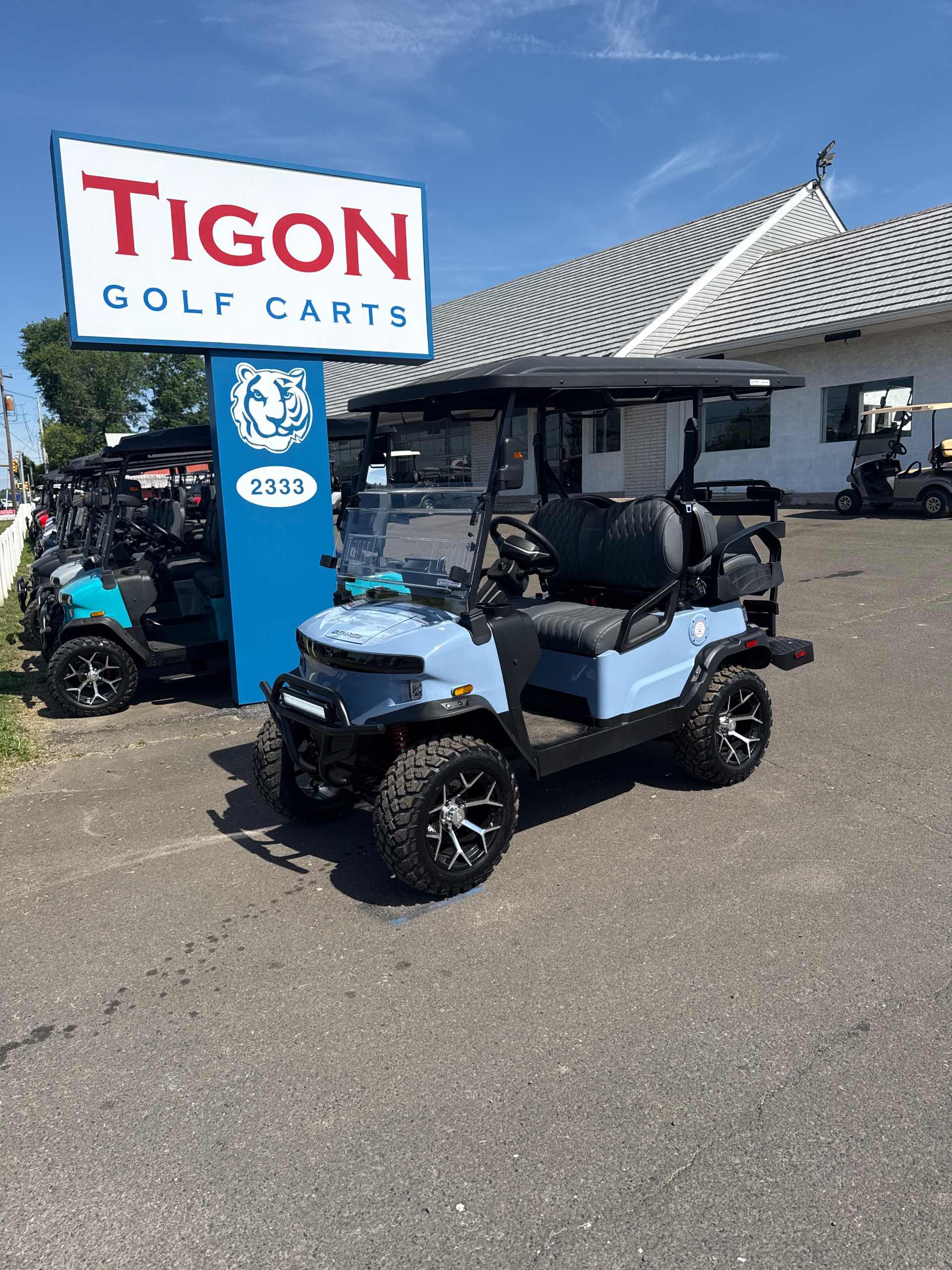 2026 Denago Nomad XL Golf Cart in Glacier