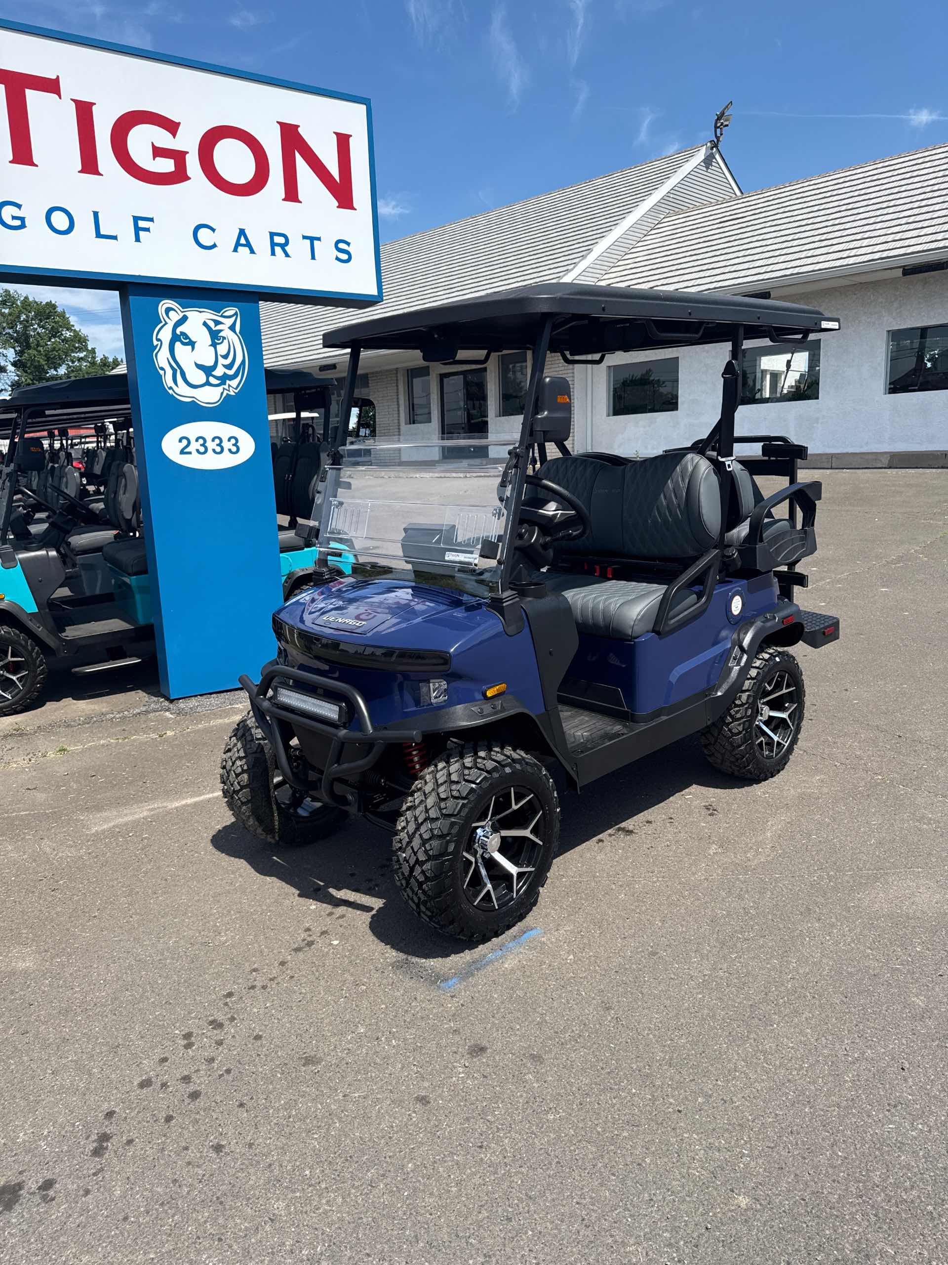 2026 Denago Nomad XL Golf Cart in Blue