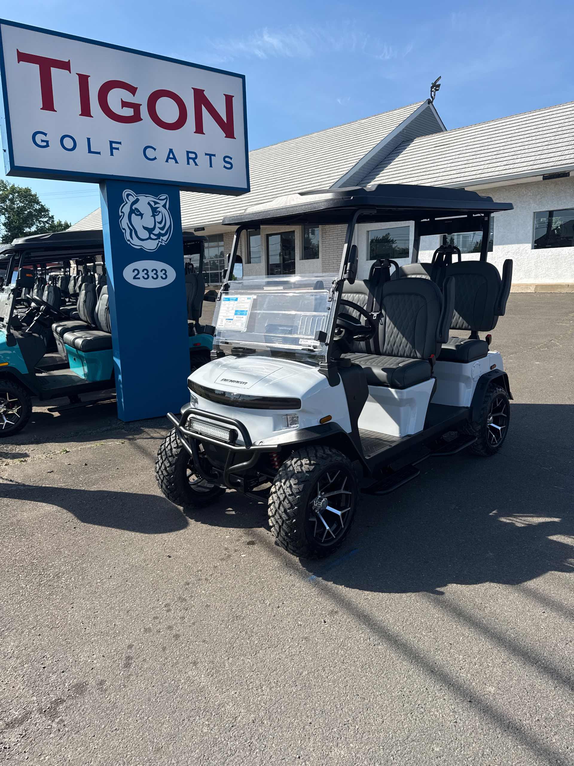 2026 Denago Rover XL Golf Cart in White