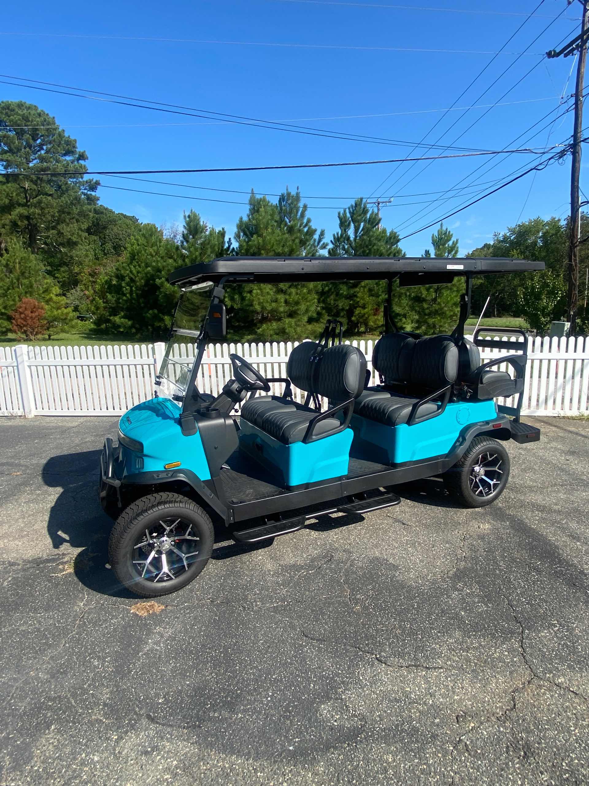 2026 Denago Rover XL6 Aqua golf cart for sale in Gloucester Point, VA — July 4th Golf Cart Sales Event