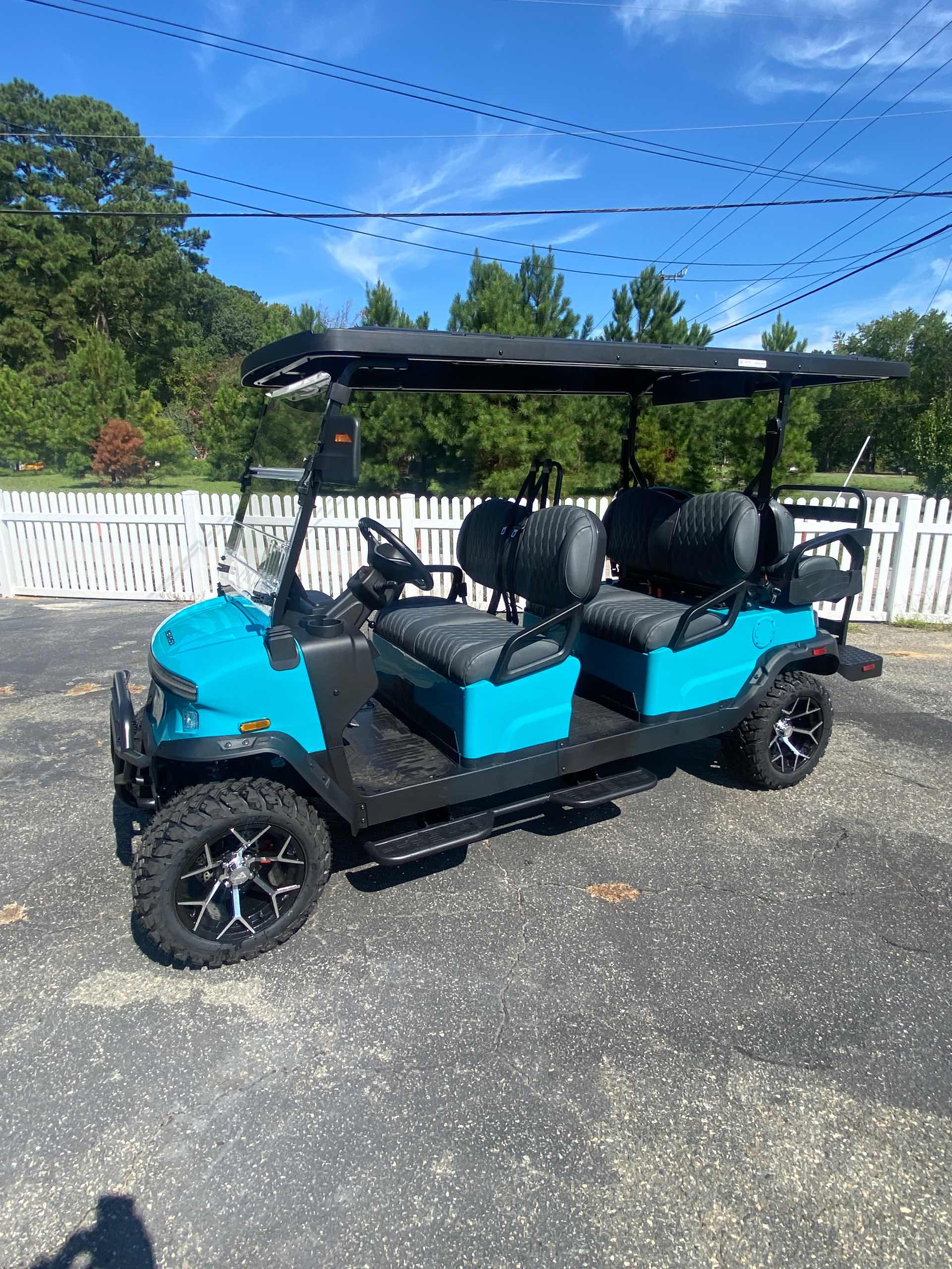 2026 Denago Rover XL6 Aqua golf cart for sale in Gloucester Point, VA — July 4th Golf Cart Sales Event