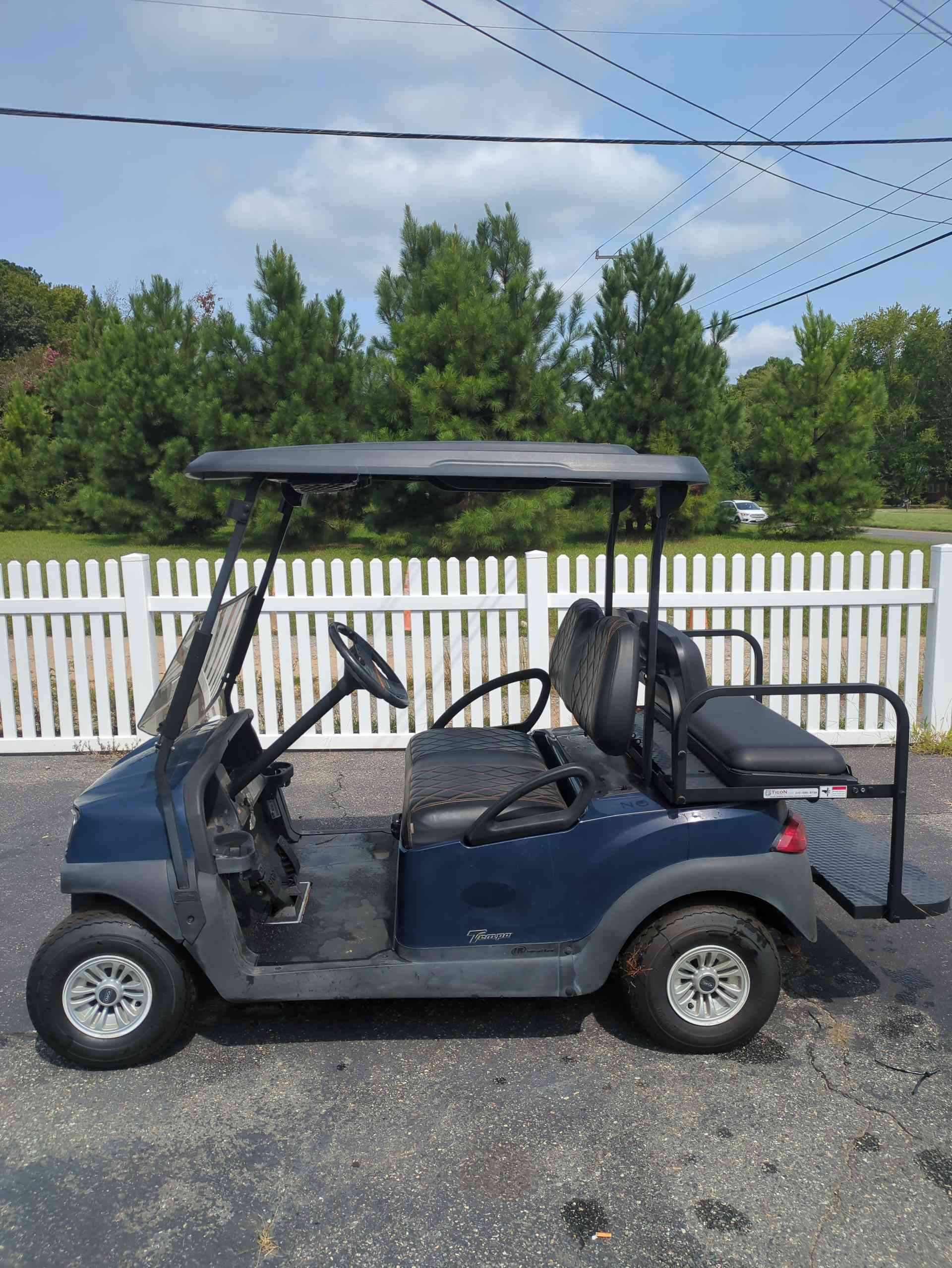 2018 Club Car Tempo Blue image 2