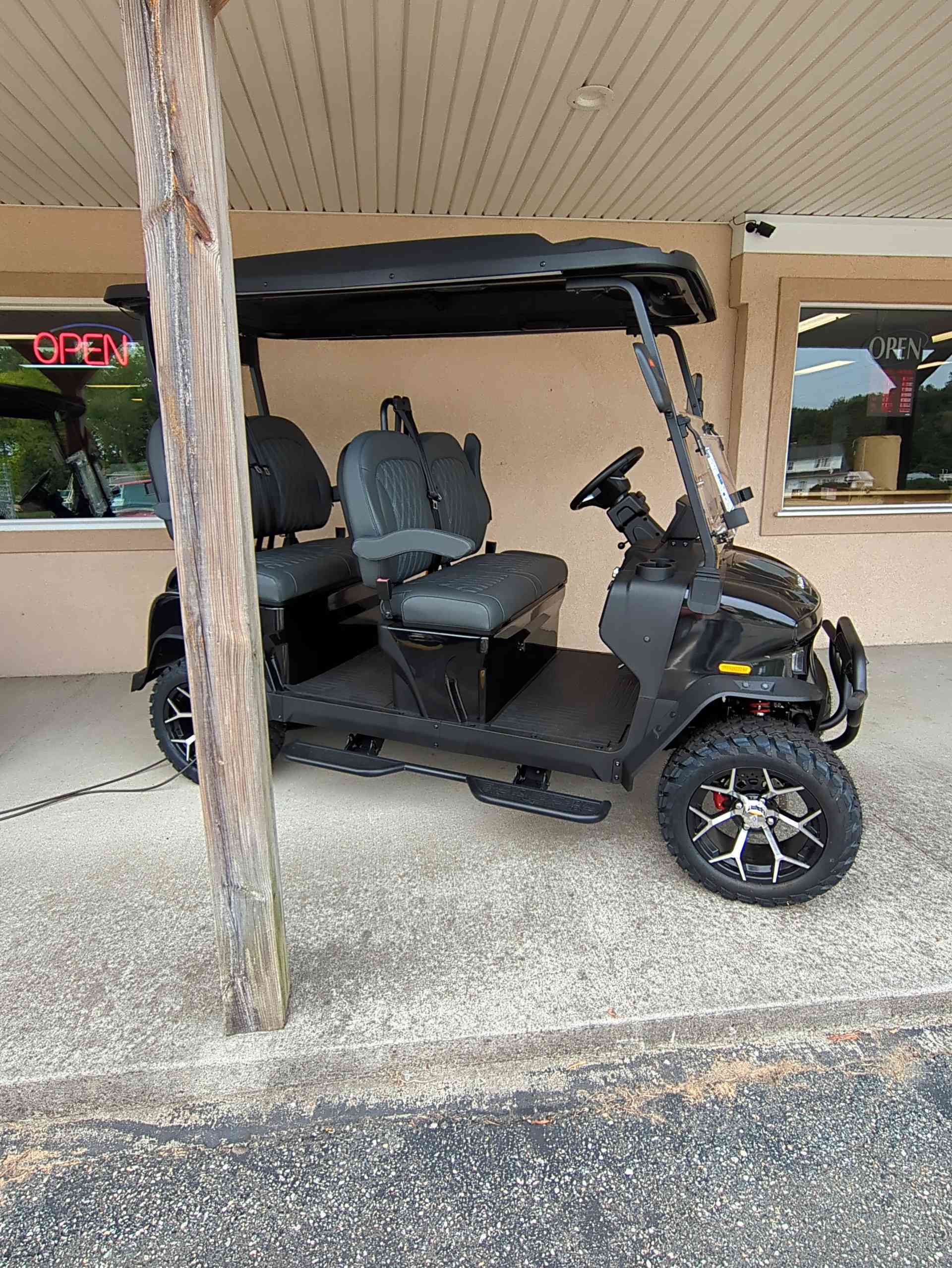 2026 Denago Rover XL Golf Cart in Black for sale at TIGON Gloucester Point, VA