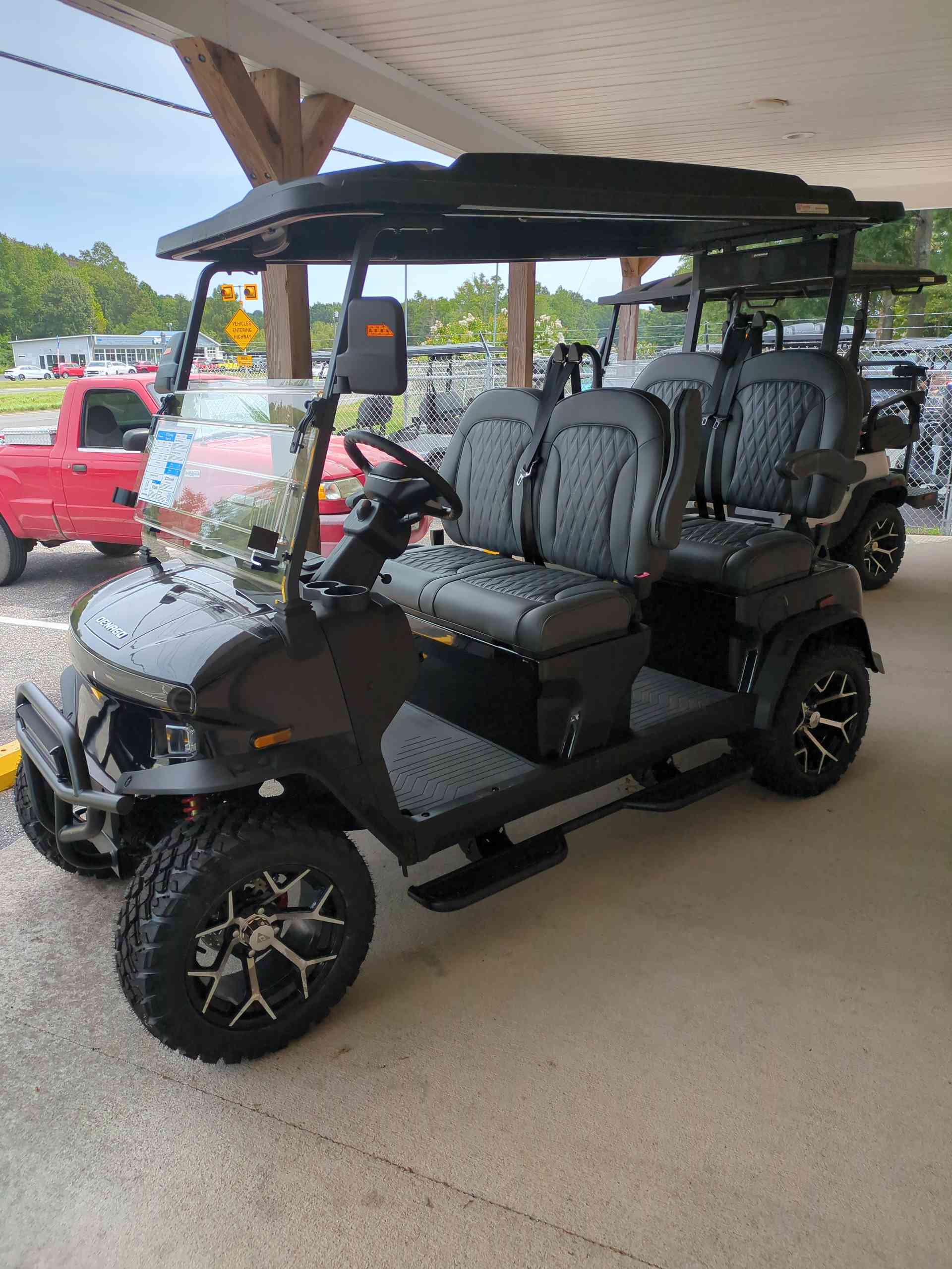 2026 Denago Rover XL Golf Cart in Black for sale at TIGON Gloucester Point, VA