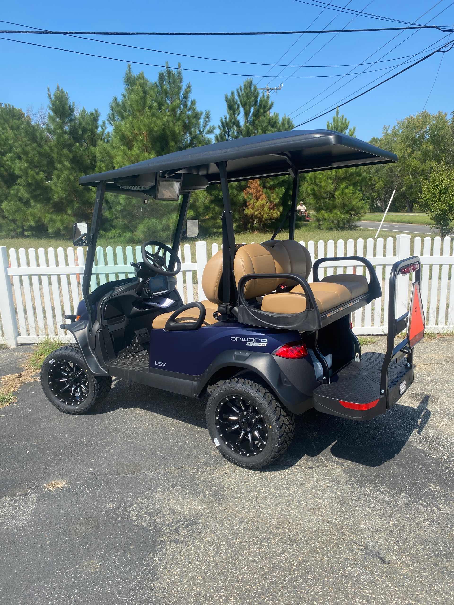 2027 Club Car Onward 4 Passenger (2+2) LSV Matte Blue Onyx image 3