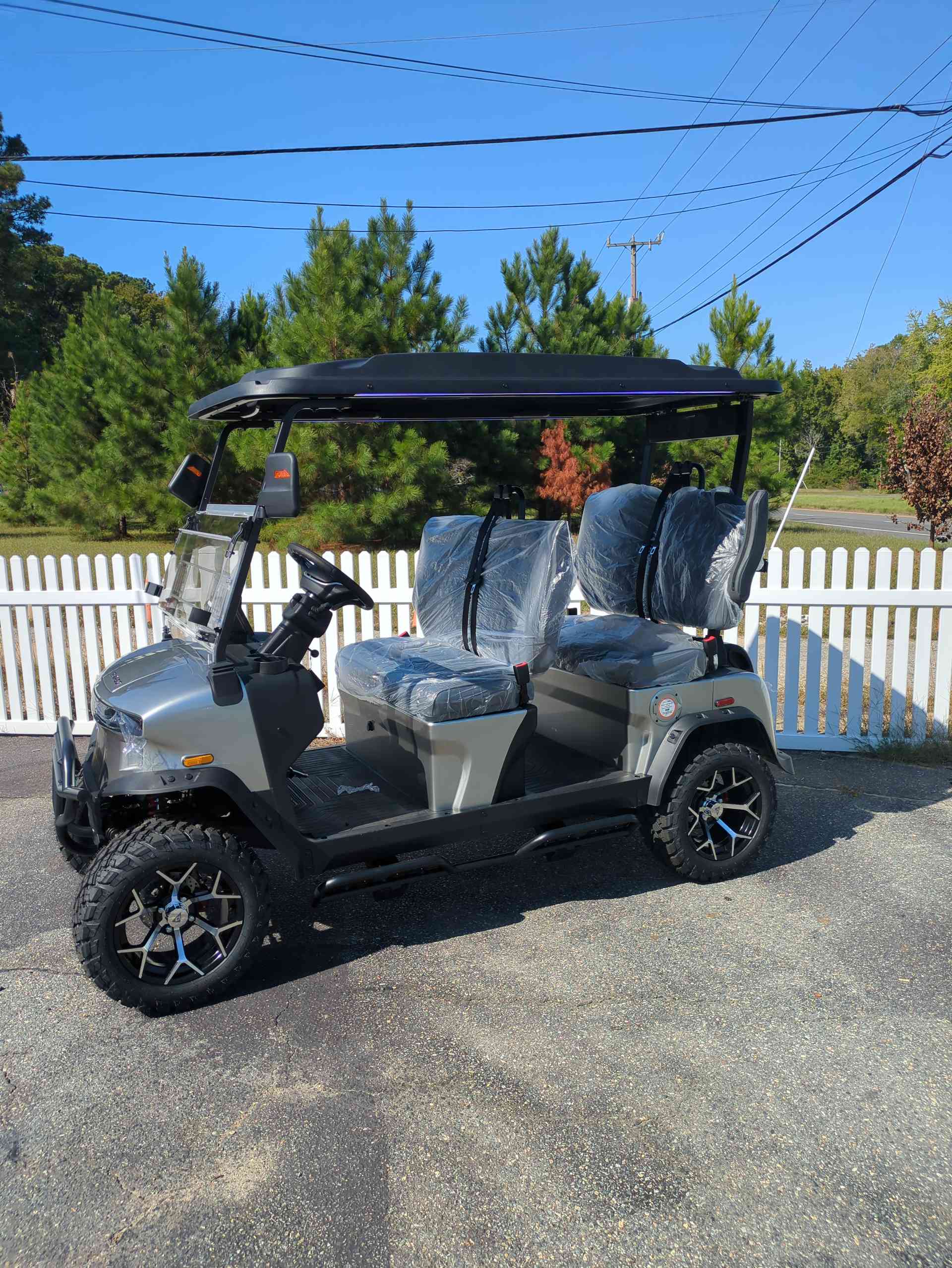 2026 Denago Rover XL Golf Cart in Silver